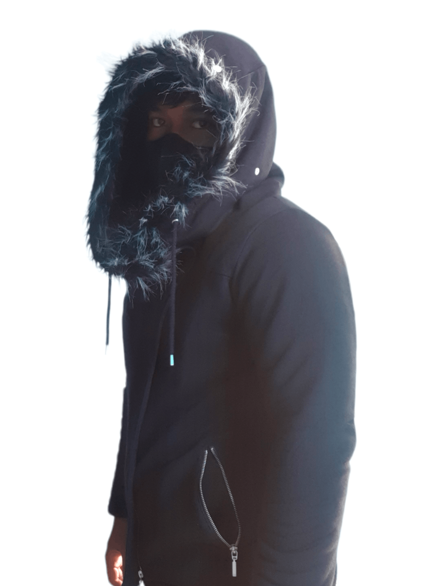 image of If Six Was Nine x Le Grande Bleu L G B Wisdom Jacket Punk With Fur Faux Lgb Ifsixwasnine Style in B