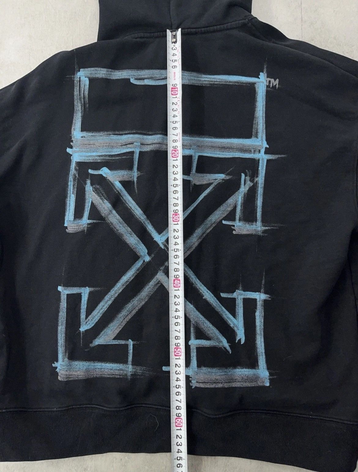 Off-White Off-White™ Diagonal Arrows Hoodie — Black/Blue — Size M Size US M / EU 48-50 / 2 - 11 Thumbnail