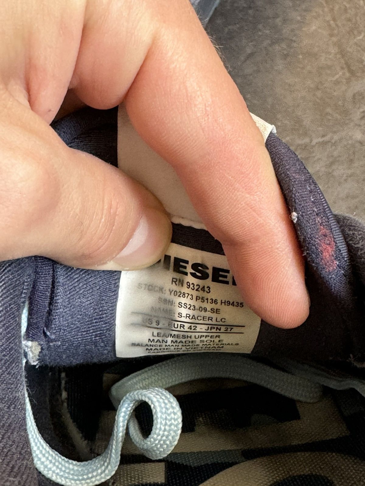 Diesel S-Racer Lc-Mesh Size US 9 / EU 42 - 5 Thumbnail