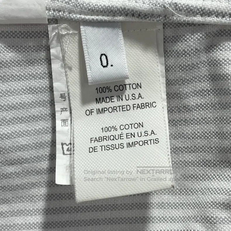 Thom Browne Thom Browne Gray Shirt Size US XS / EU 42 / 0 - 6 Thumbnail