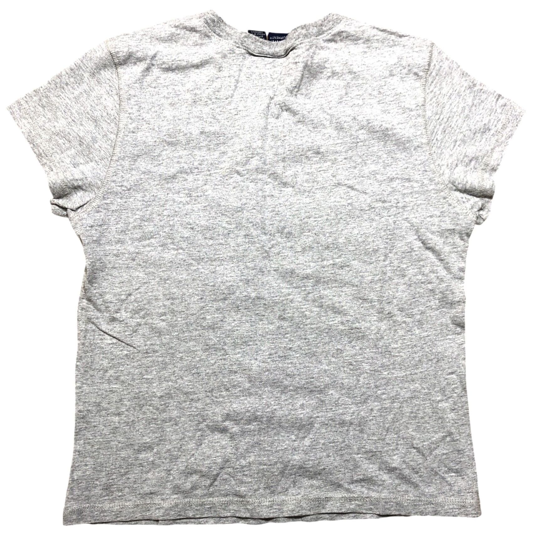 Vintage VINTAGE B.U.M. Equipment Gray Womens M Short Sleeve T-Shirt Embroidered V-neck Size M / US 6-8 / IT 42-44 - 2 Thumbnail