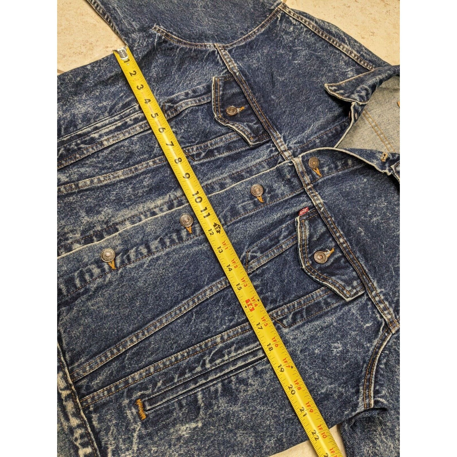 Levi's Vtg Levis Acid Wash Denim Jean Jacket Size Medium USA Size US M / EU 48-50 / 2 - 9 Thumbnail