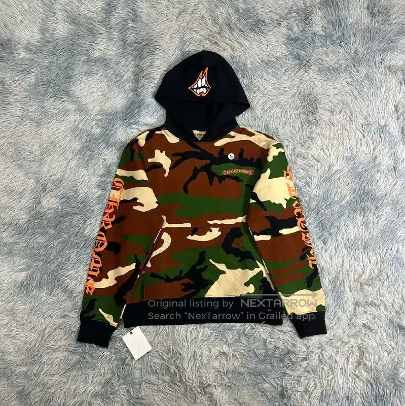 Chrome Hearts Chrome Hearts Camouflage Cotton Hoodie for Men . Size US S / EU 44-46 / 1 - 1 Thumbnail