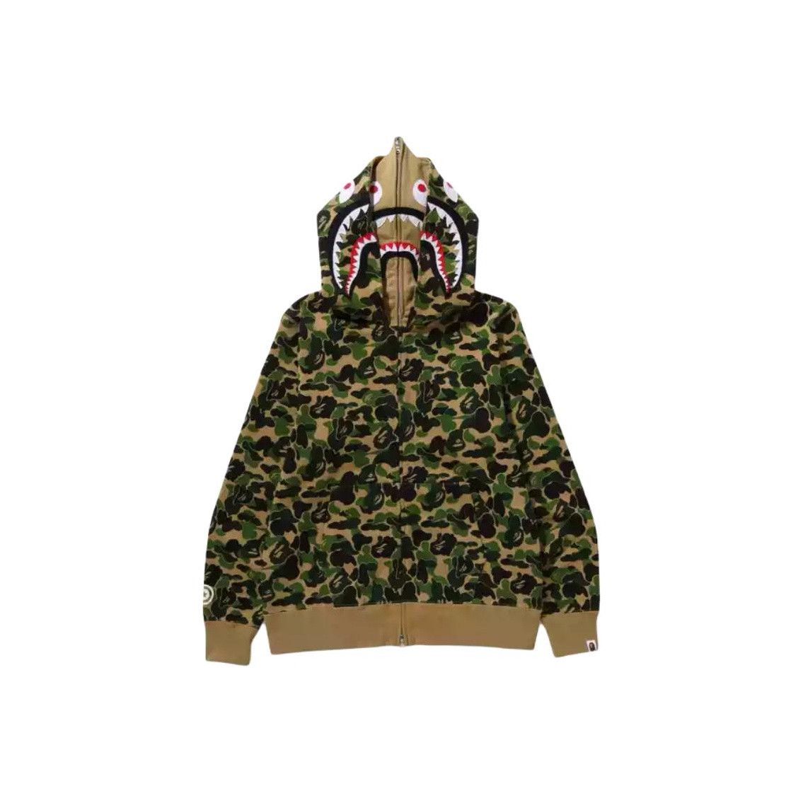 Bape × Neighborhood Bape x Neighborhood Split Camo Shark Full Zip