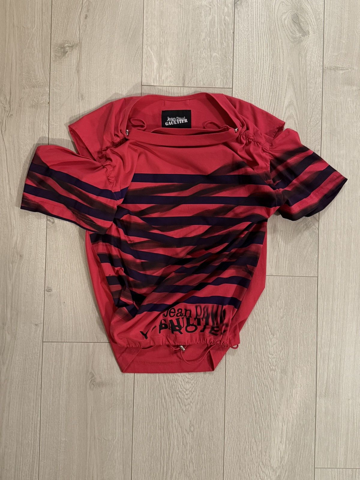 Jean Paul Gaultier × Y/Project Y/P & Jean Paul Gaultier ss23 Stripe T-Shirt Size US S / EU 44-46 / 1 - 1 Thumbnail
