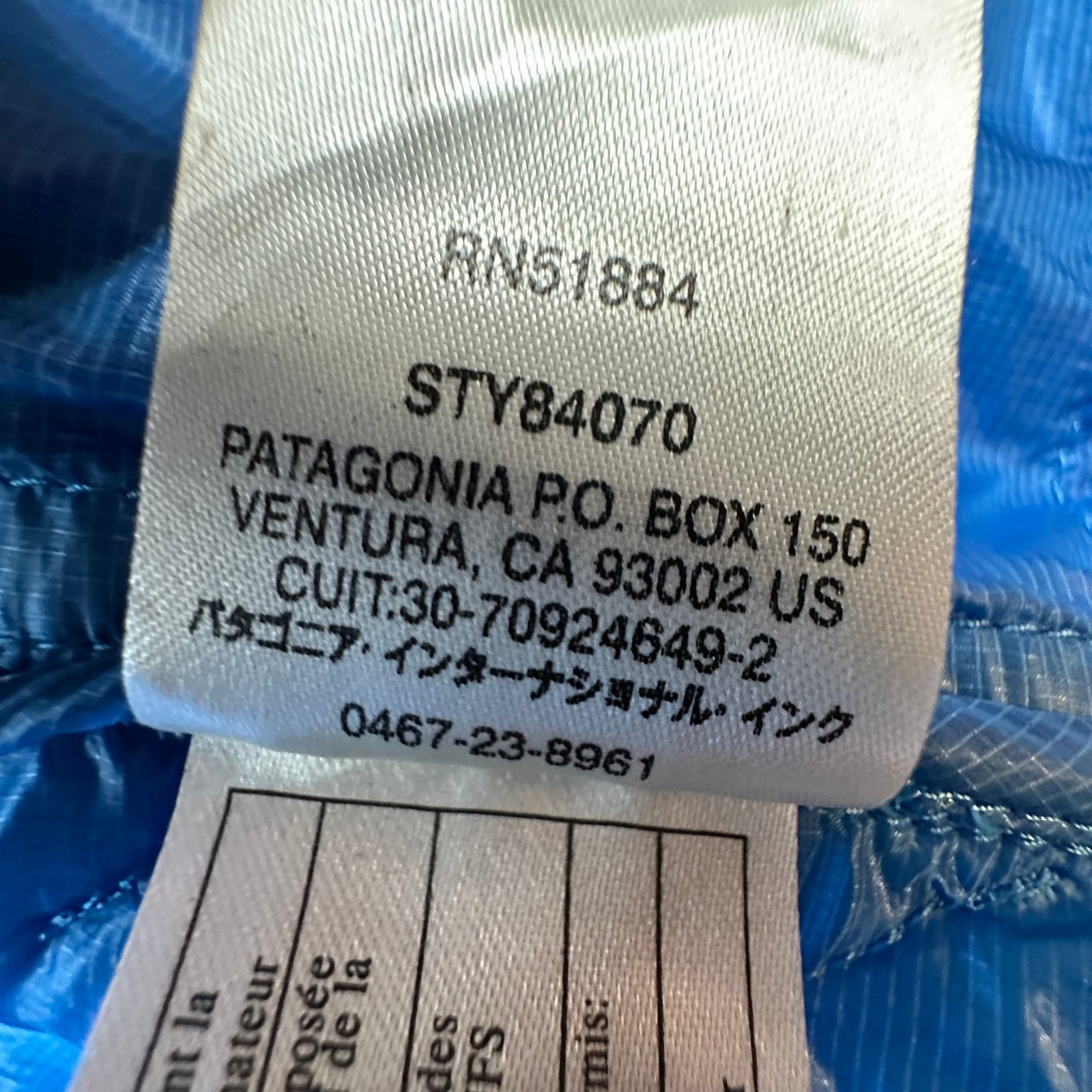 Patagonia Patagonia 84070 Micro Puff Blue Jacket Womens XL Puffer Size XL / US 12-14 / IT 48-50 - 10 Thumbnail