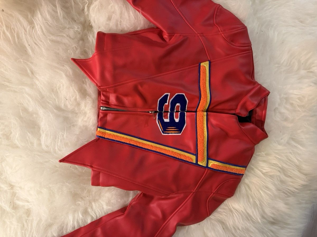 Other Feng System Red leather jacket Size US S / EU 44-46 / 1 - 3 Thumbnail