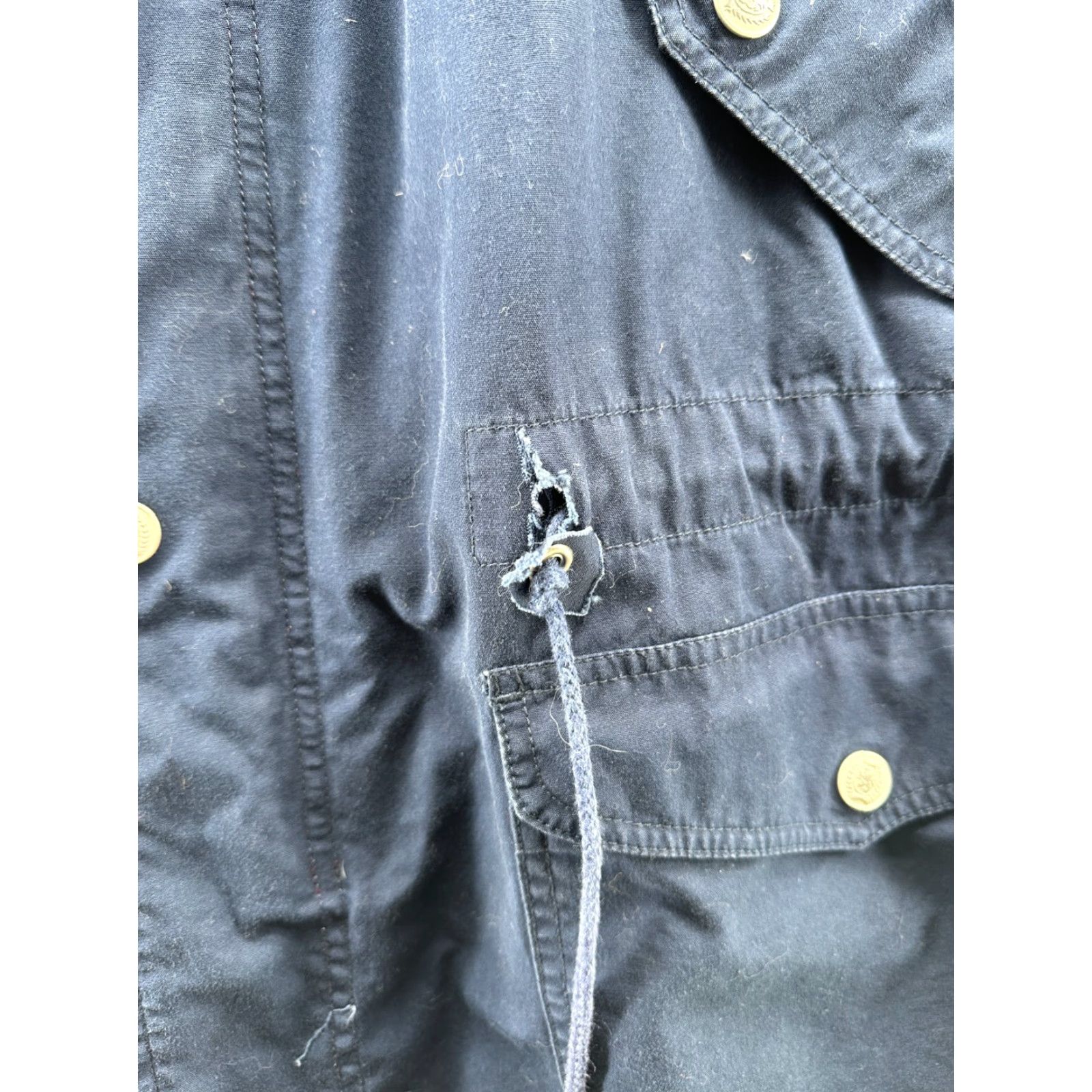 Tommy Hilfiger VINTAGE Tommy Hilfiger Athletics Coat Hooded Rain Jakcet Mens Medium Blue Size US M / EU 48-50 / 2 - 3 Thumbnail