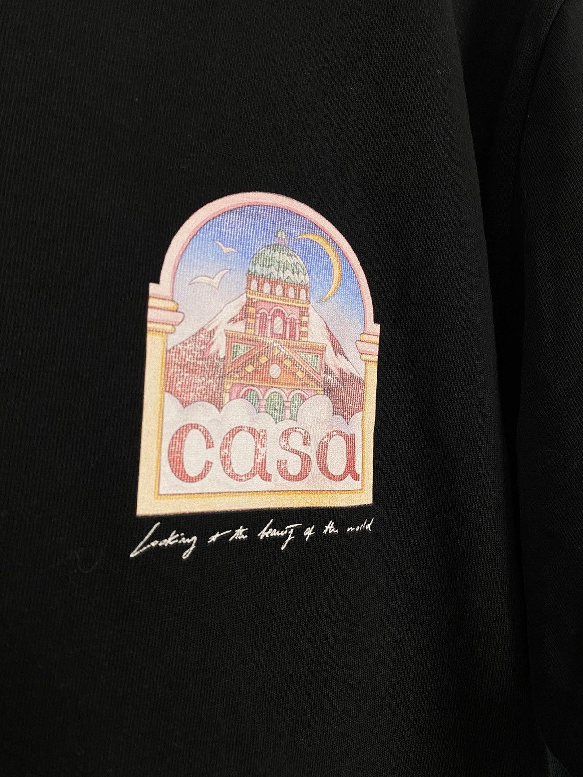 Casablanca Casablanca ‘Vue De L’Arche’ Tennis Club t-shirt XL baggy tee Size US XL / EU 56 / 4 - 4 Thumbnail
