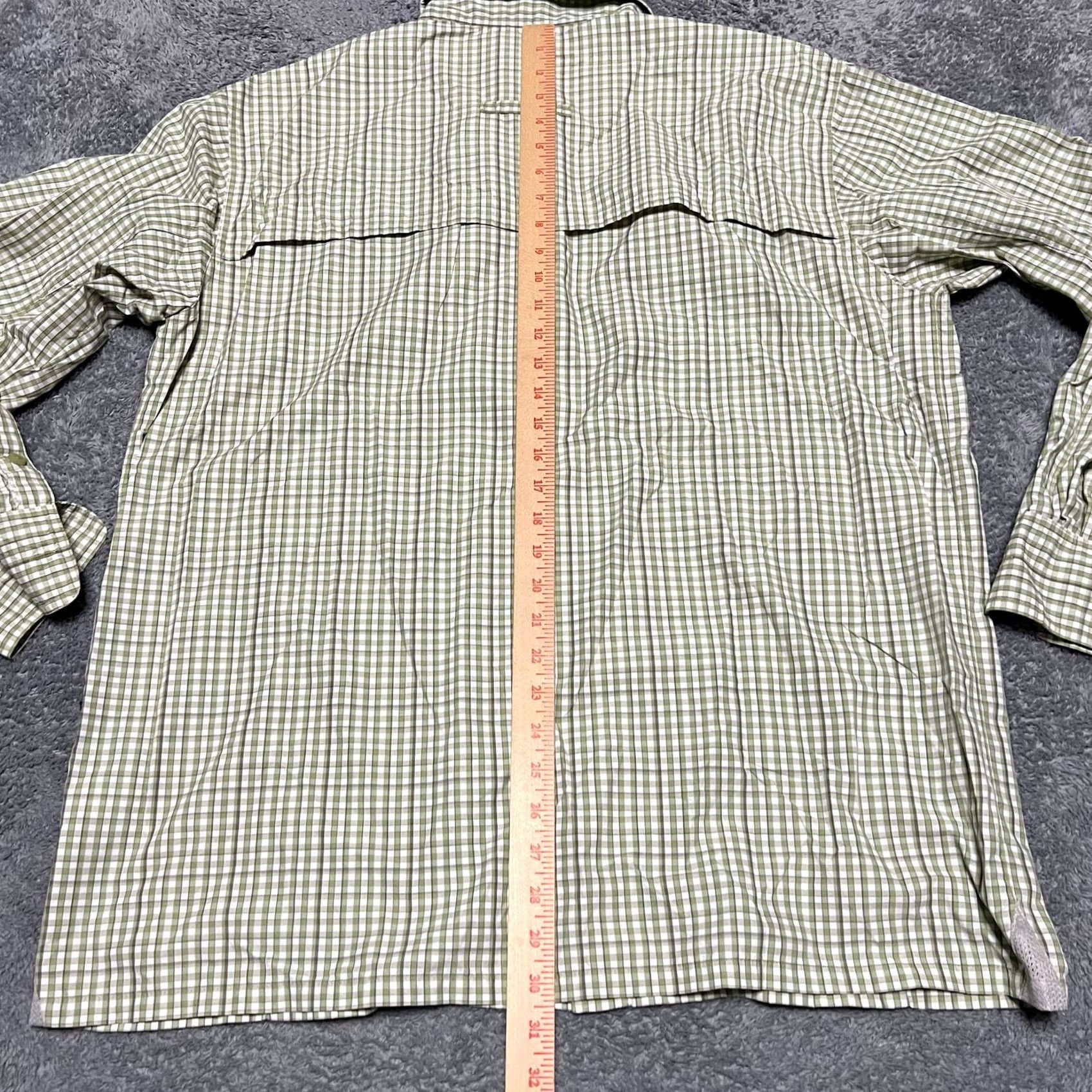 Vintage Cabela's Shirt Mens XL Guide Series Plaid Green Performance Fishing Long Sleeve Mens XL Green Shirt Size US XL / EU 56 / 4 - 6 Thumbnail