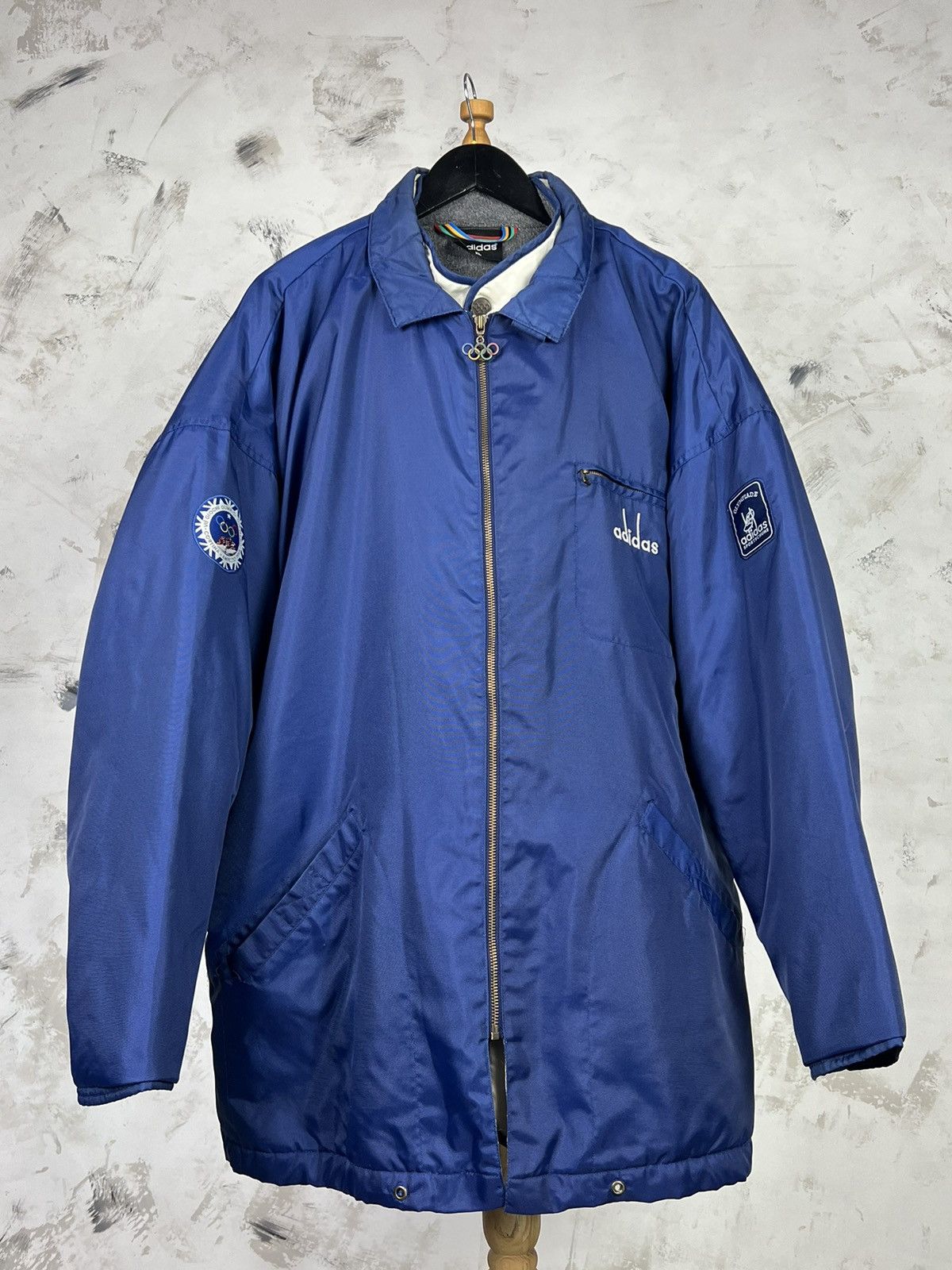 USA Olympics 1956 Vintage Adidas Olympic Games Jacket Giochi Size XL- XXL Size US XL / EU 56 / 4 - 2 Thumbnail