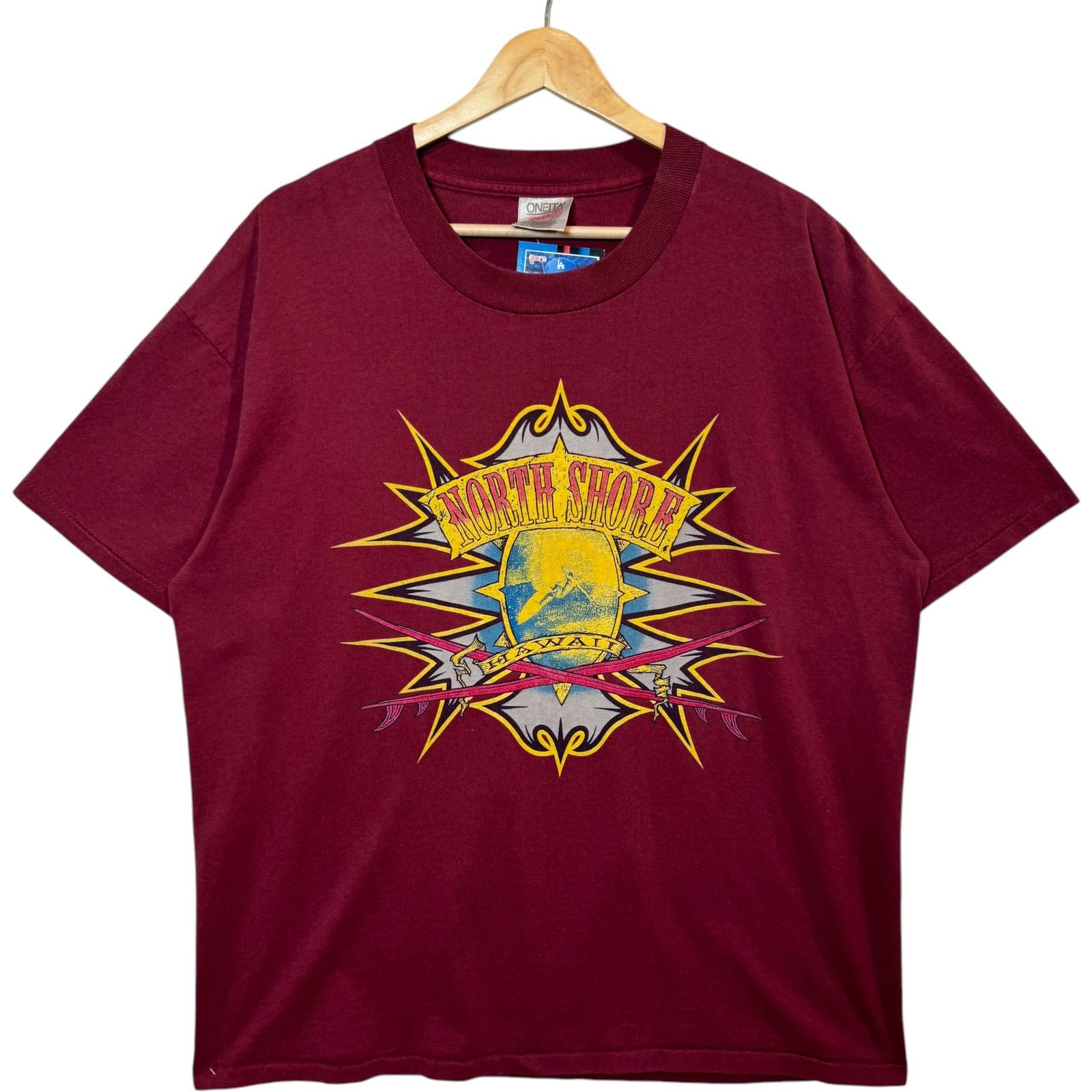 Vintage Vintage North Shore Hawaii Surfing Souvenir Tee XL Size US XL / EU 56 / 4 - 1 Thumbnail