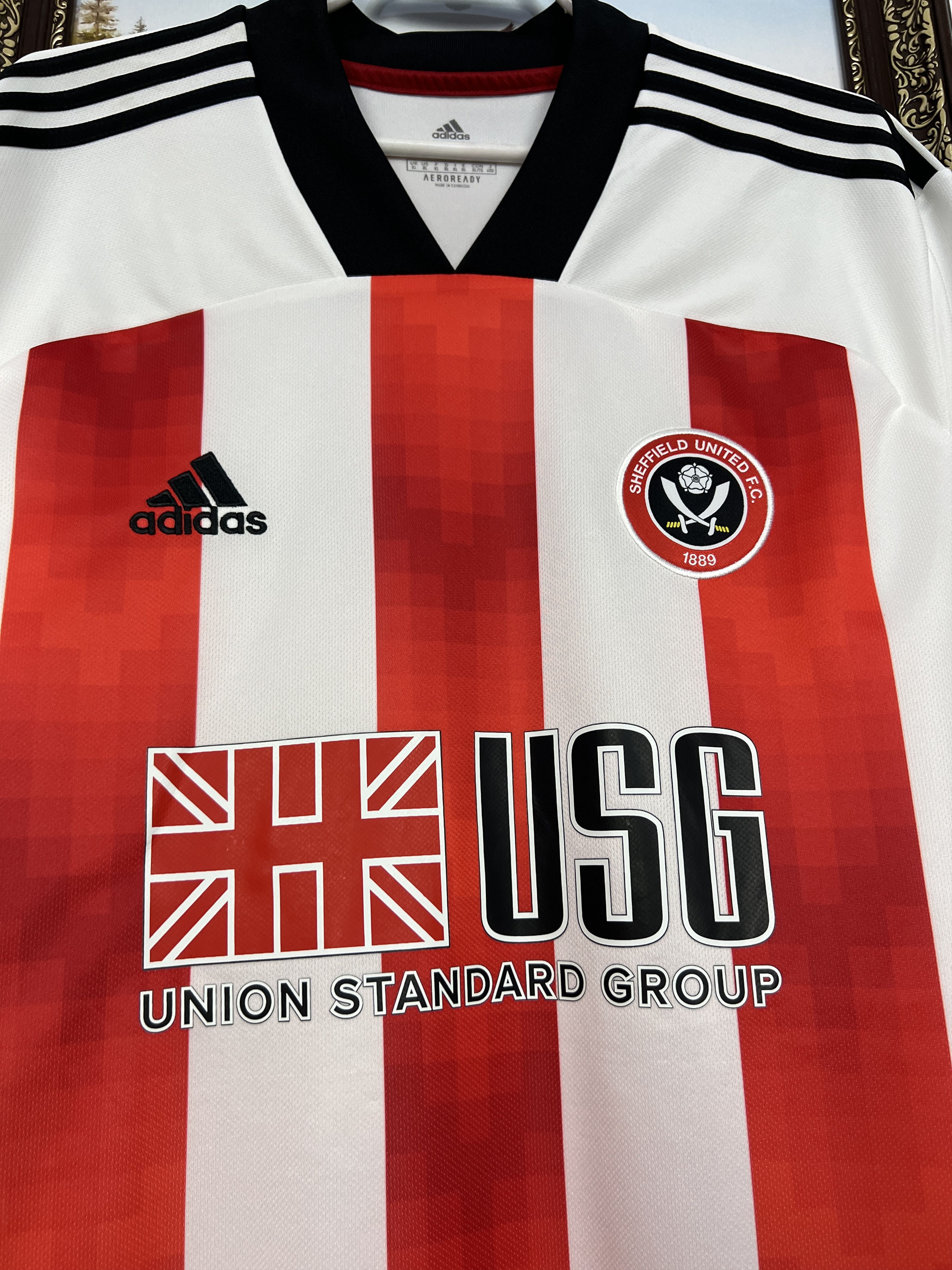 Adidas Sheffield United Home football shirt 2020 Soccer Adidas Size US XL / EU 56 / 4 - 3 Thumbnail