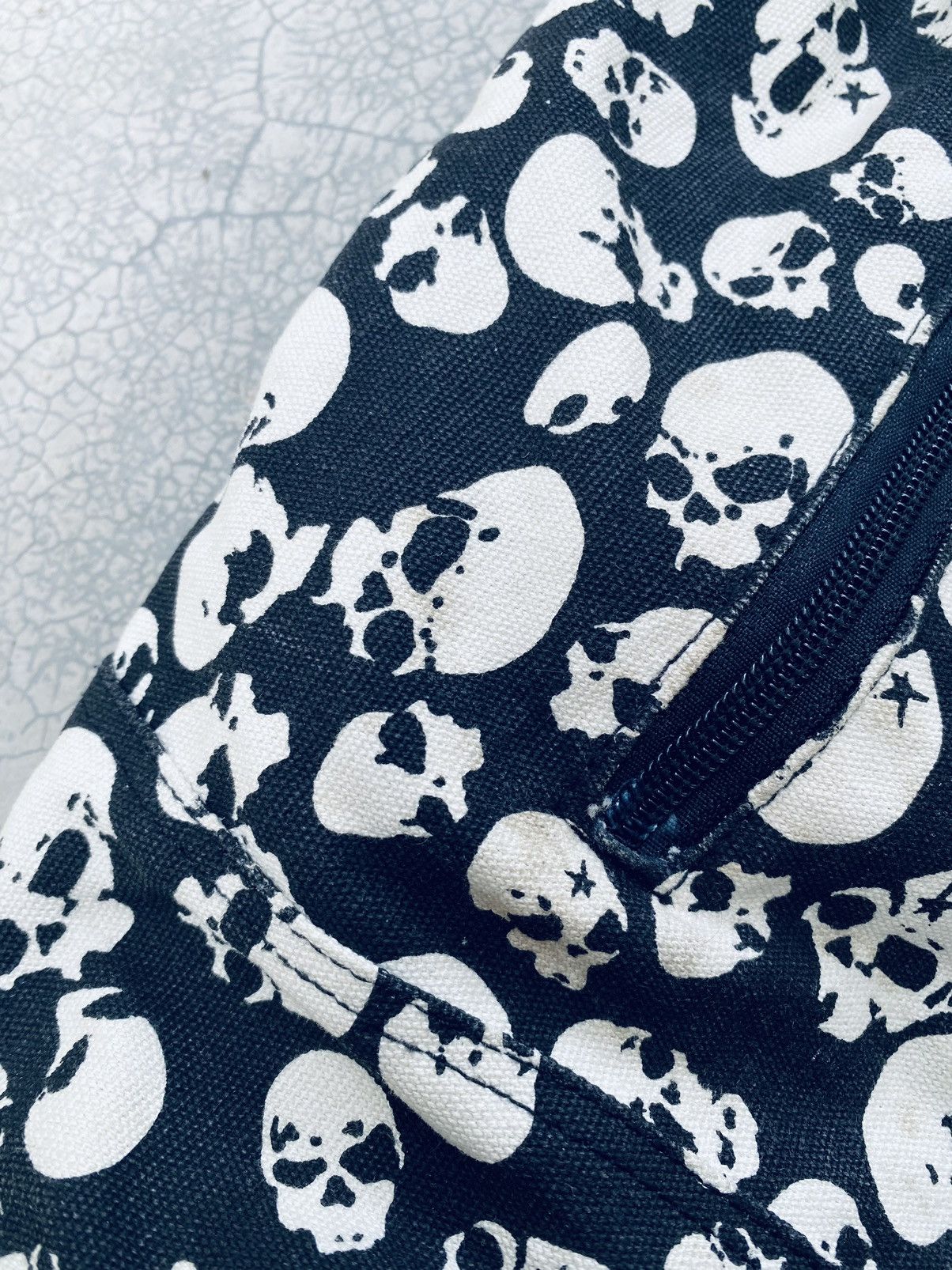 Vintage Vintage Fabric Connection Skull FullPrint Backpack Size ONE SIZE - 7 Thumbnail