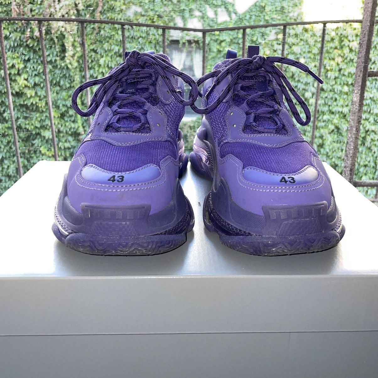 Balenciaga triple s purple clearance