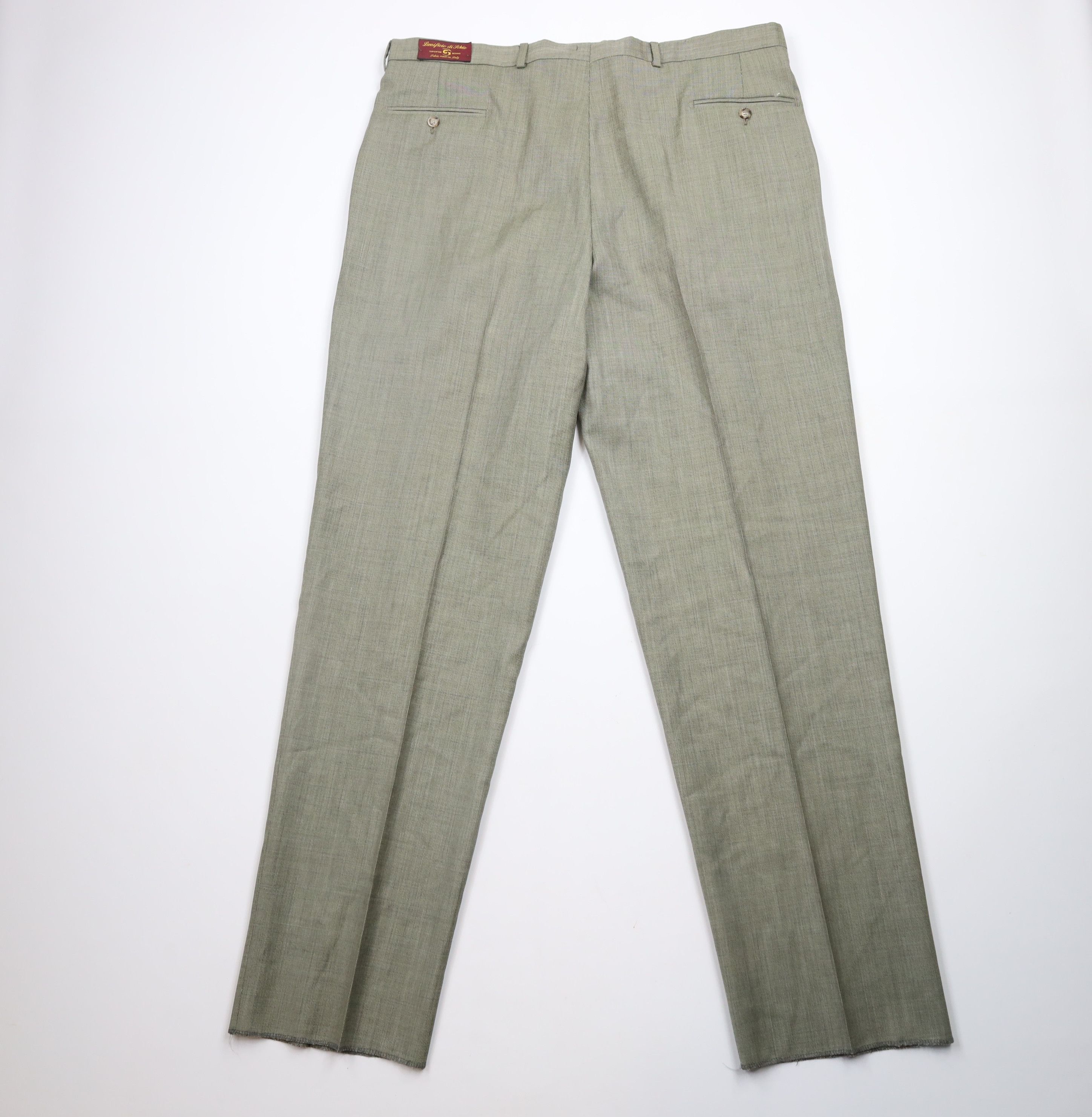 Vintage Vintage 90s Streetwear Wide Leg Chino Pants Heather Green Size US 40 / EU 56 - 8 Thumbnail