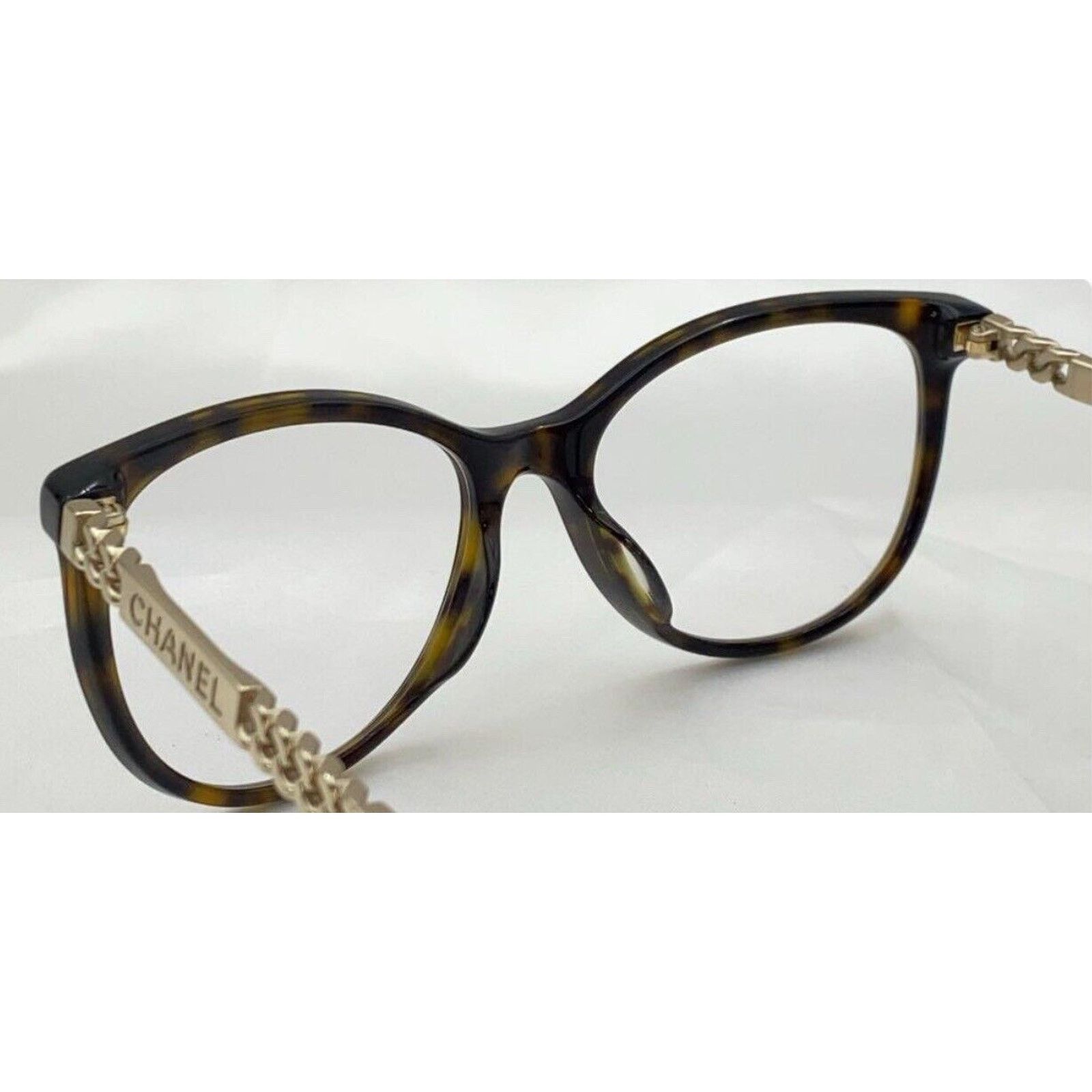 Chanel CHANEL 5352-A 714/S5 TORTOISE CHAIN ARMS EYEGLASSES 59-16 Size ONE SIZE - 2 Thumbnail