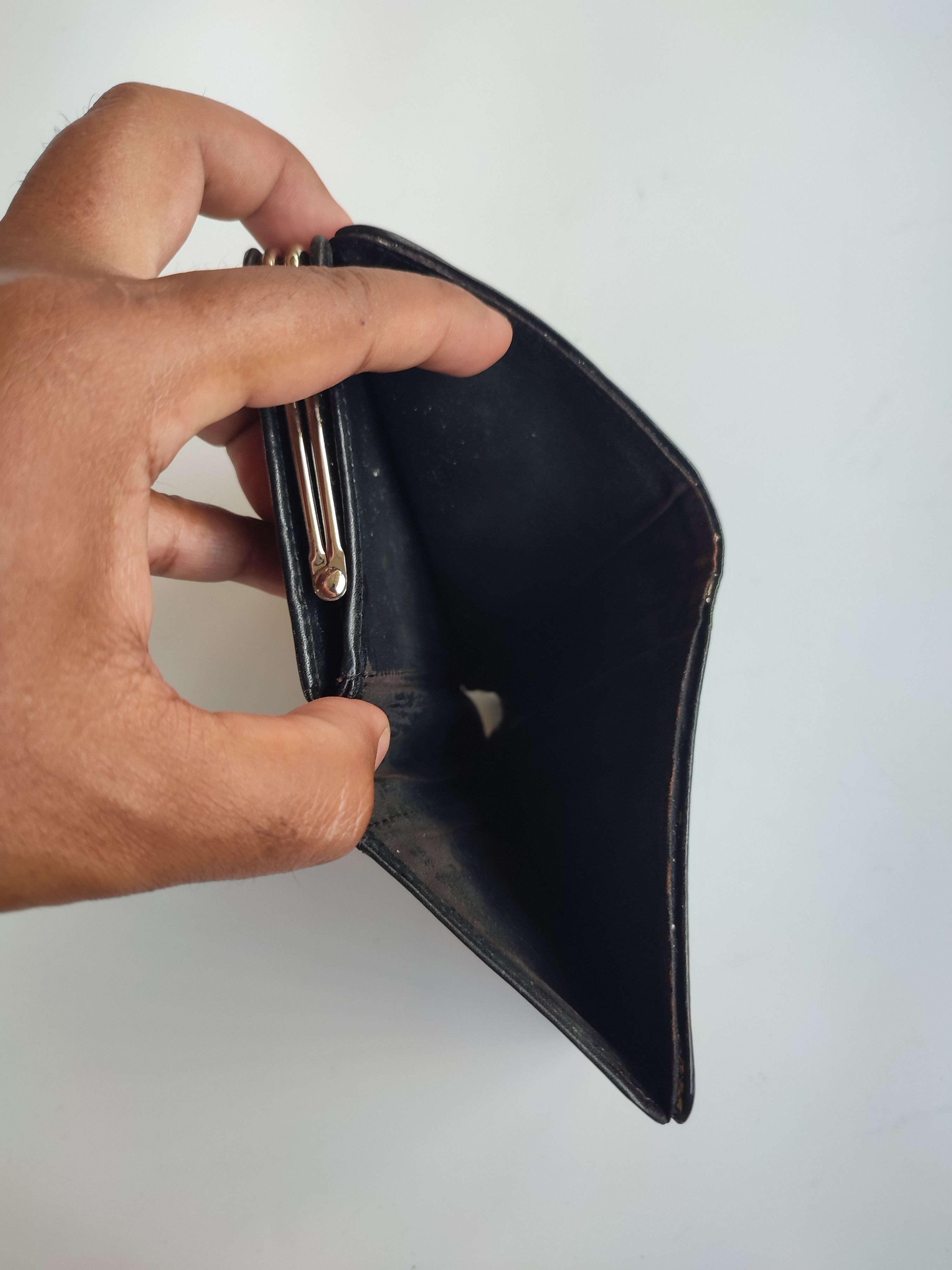 Balenciaga Balenciaga Black Leather Wallet Size ONE SIZE - 10 Thumbnail
