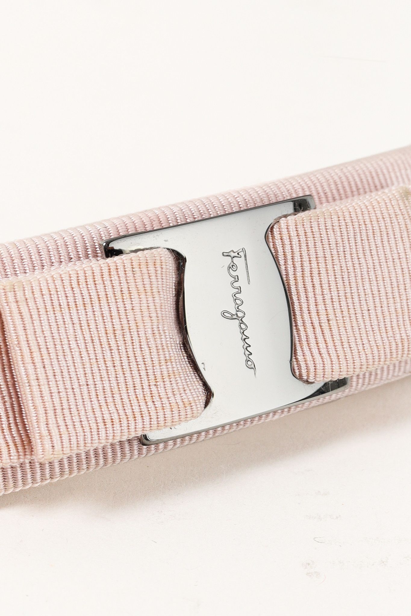 Salvatore Ferragamo Salvatore Ferragamo Cipria-Grosgrain Bow Barrette Size ONE SIZE - 3 Thumbnail
