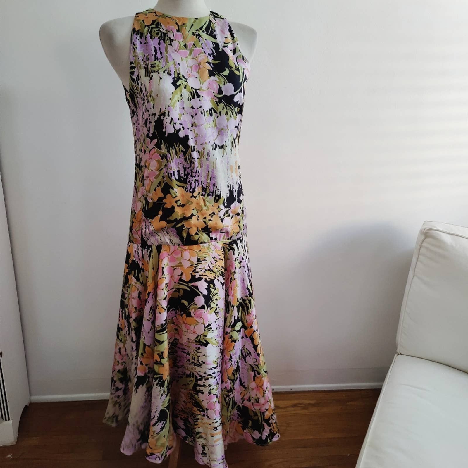 image of Vintage Maxi Gown By Jennene Booher For Sfa / Medium in Green, Women's