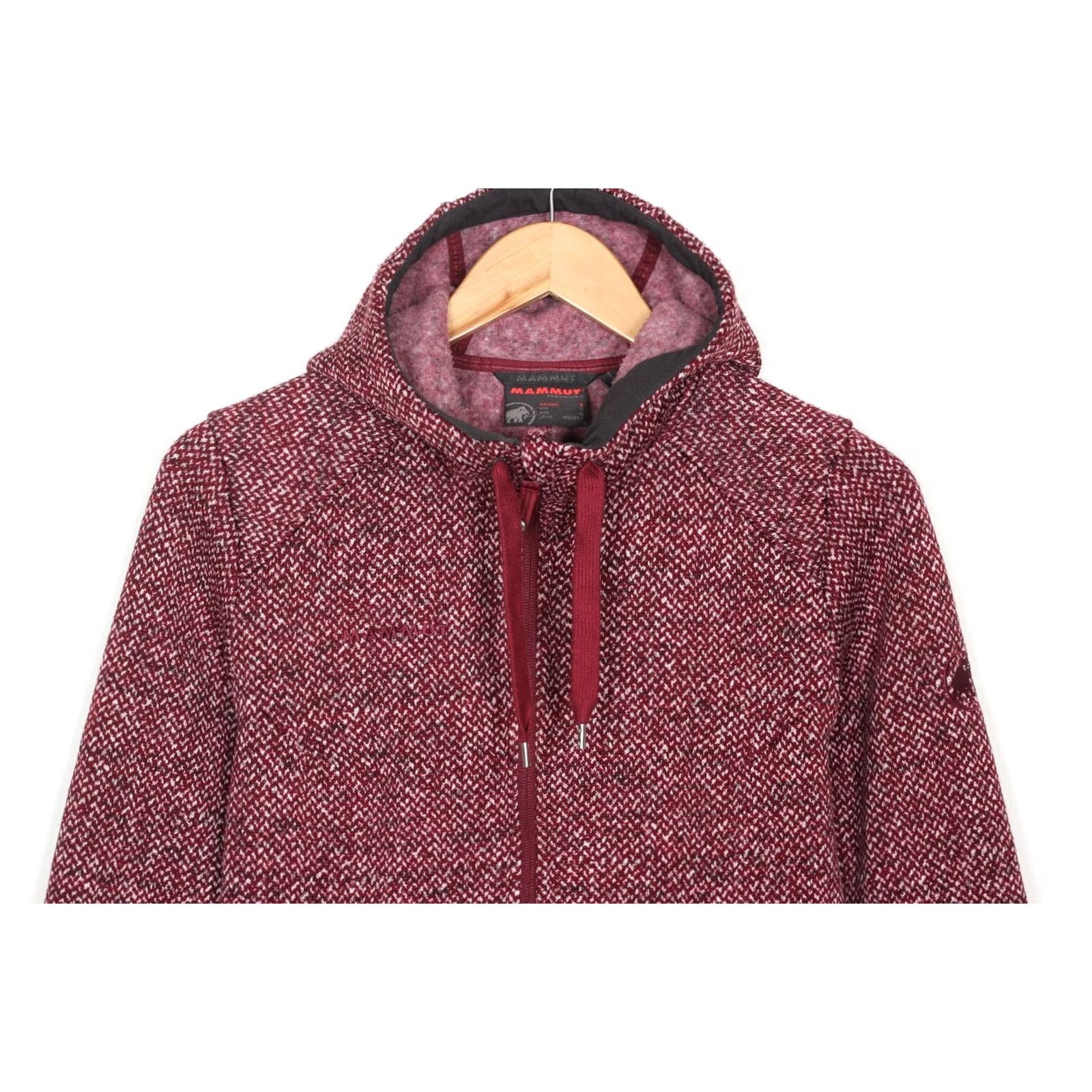 Mammut Mammut Chamuera Hooded Jacket Women S Burgundy Zip Full Zip Hooded Casual Travel Modern Designer Jacket Womens Size S / US 4 / IT 40 - 2 Thumbnail