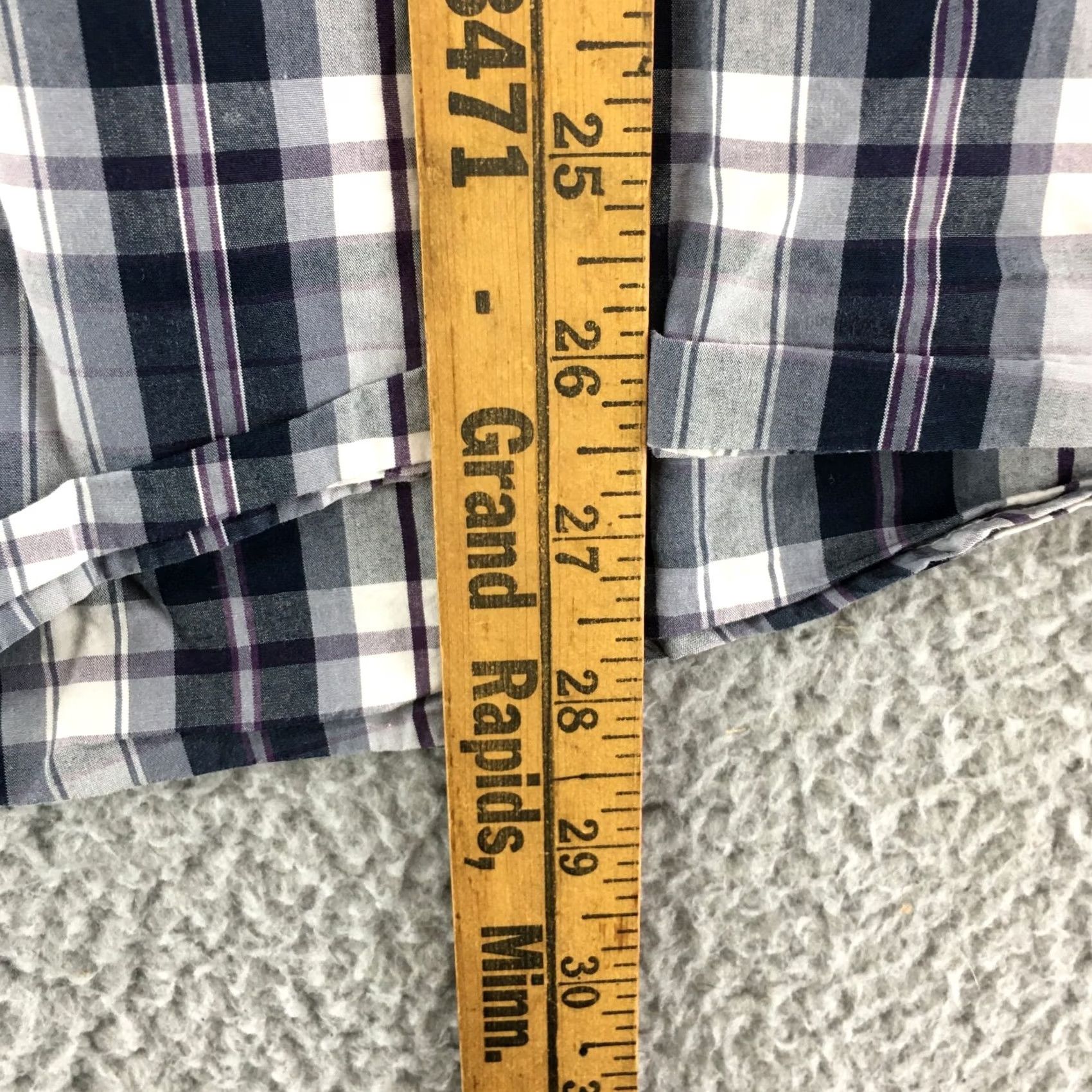 Kenneth Cole KENNETH COLE Button Up Casual Shirt Mens Large Blue Plaid Cotton Long Sleeve Size US L / EU 52-54 / 3 - 5 Thumbnail