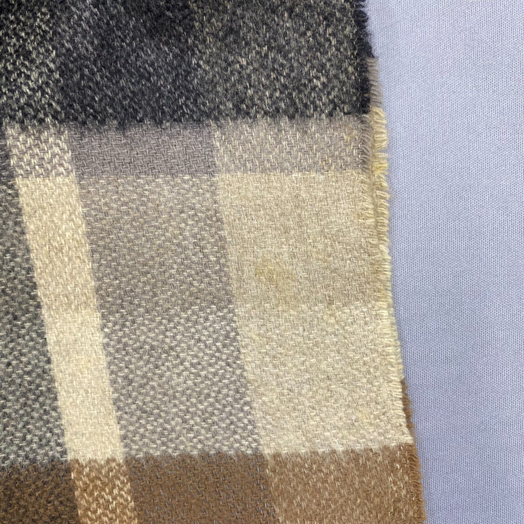 Lancel Vintage Lancel Scarf Muffler Wool Plaid Tartan Scarves Size ONE SIZE - 6 Thumbnail
