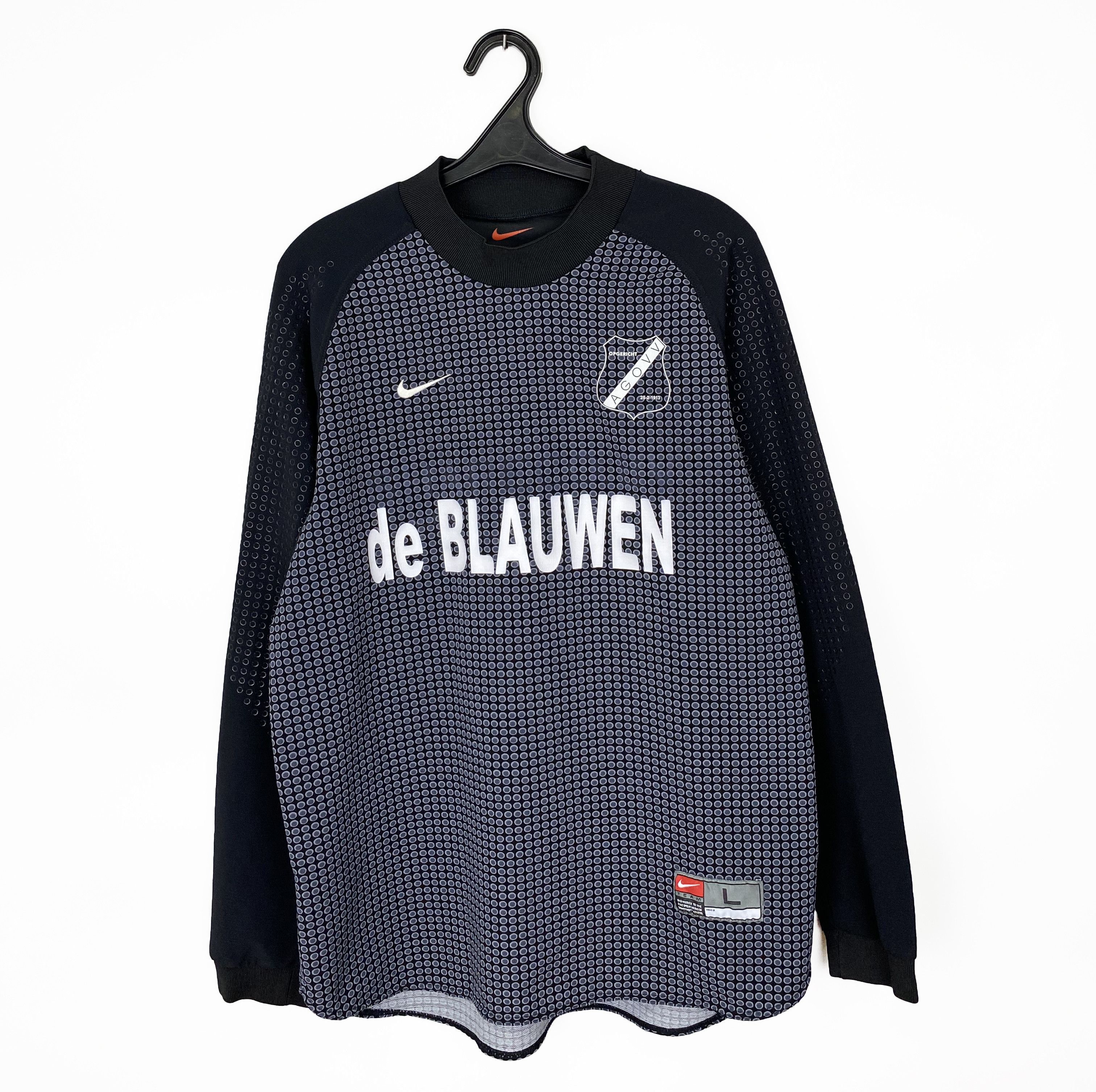 Nike 2000/01 AGOVV Goalkeeper Jersey 1 NIKE Eredivisie Football Size US L / EU 52-54 / 3 - 1 Thumbnail