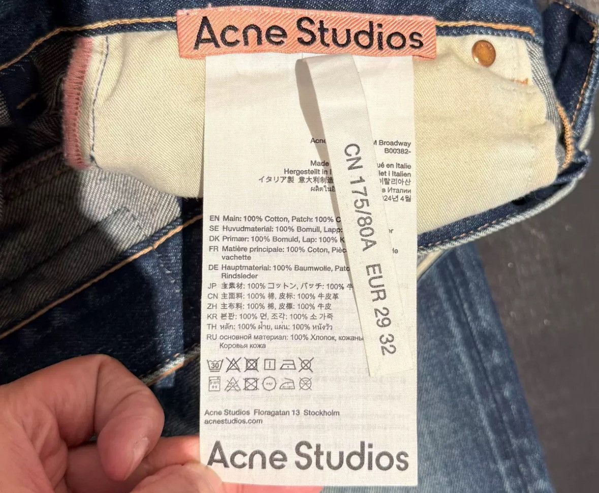 Acne Studios Acne studios Water wavy blue jeans 2412-Nextarrow Size US 32 / EU 48 - 7 Thumbnail