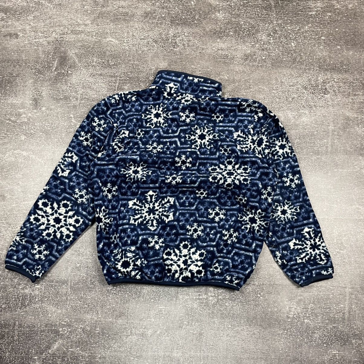 L.L. Bean Vintage Snowflake LL Bean Made in USA Fleece Jacket ❄️🌨️🏔️ Size US M / EU 48-50 / 2 - 6 Thumbnail