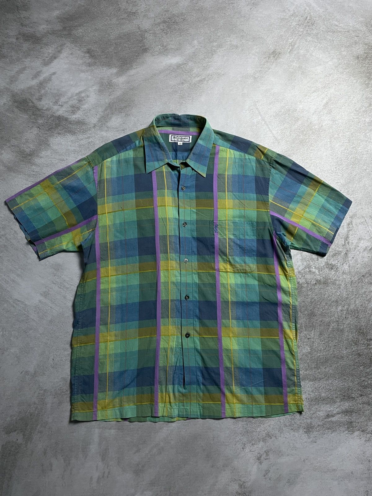 Yves Saint Laurent 1990’s Yves Saint Laurent - Pattern Shirt Size US L / EU 52-54 / 3 - 1 Thumbnail