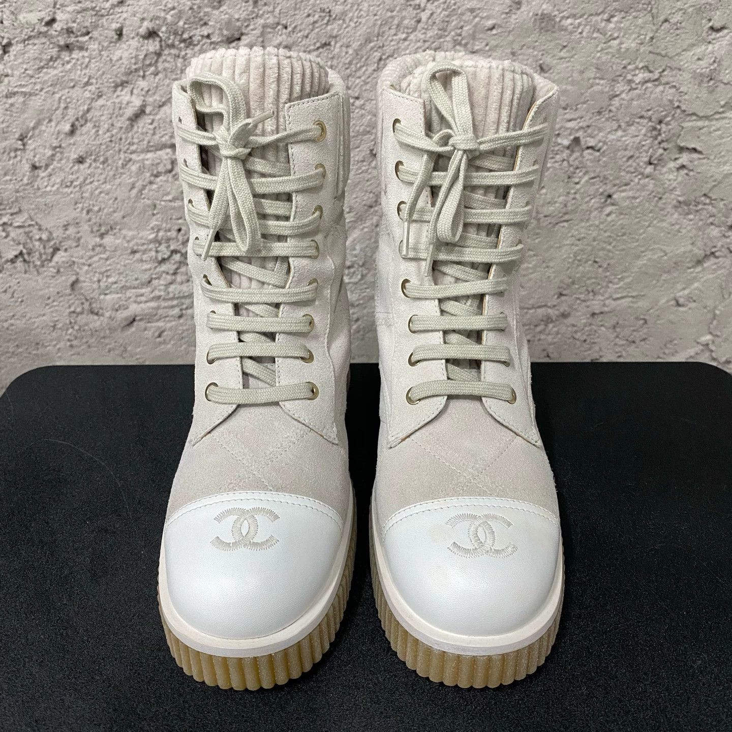 Chanel Chanel combat boots women's 39 99 New Size US 8.5 / IT 38.5 - 6 Thumbnail