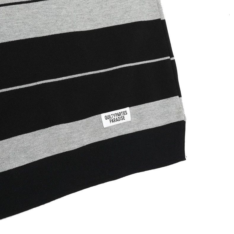 Other Wacko Maria Polo Shirt 23ss Short Sleeve Striped T-Shirt X Size US XL / EU 56 / 4 - 6 Thumbnail