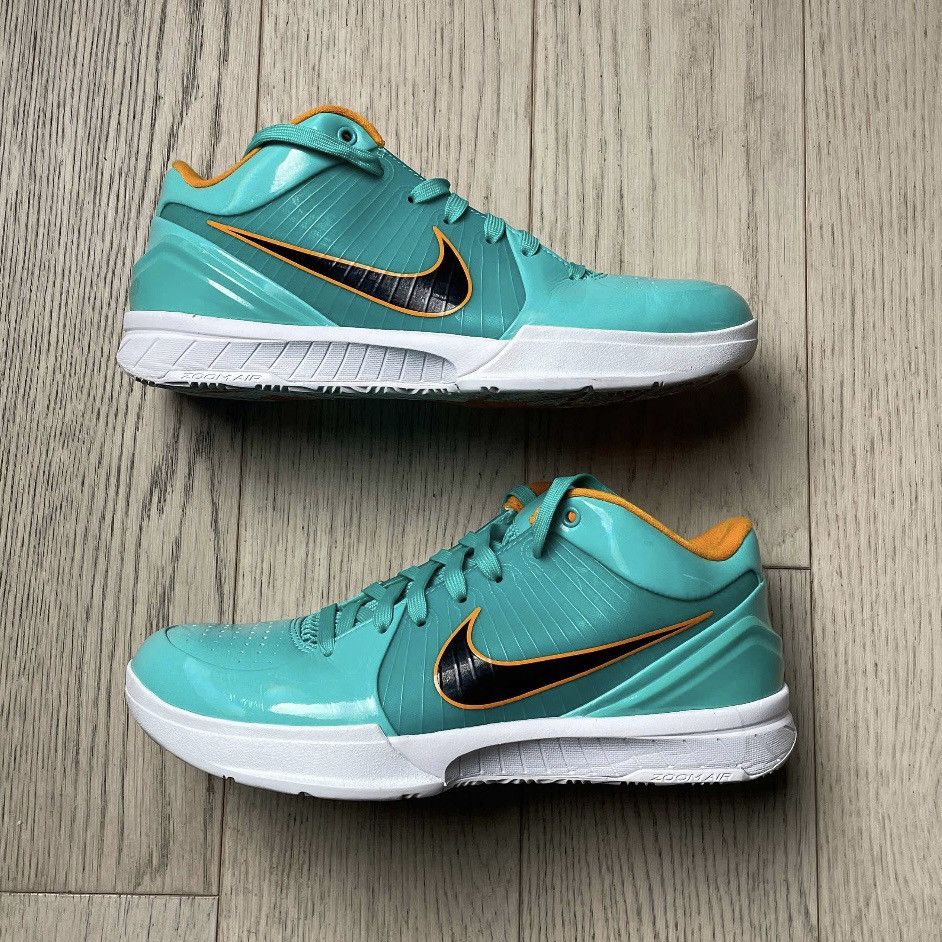 image of Nike Kobe 4 Undfted Spurs Shoes in Blue, Men's (Size 10)