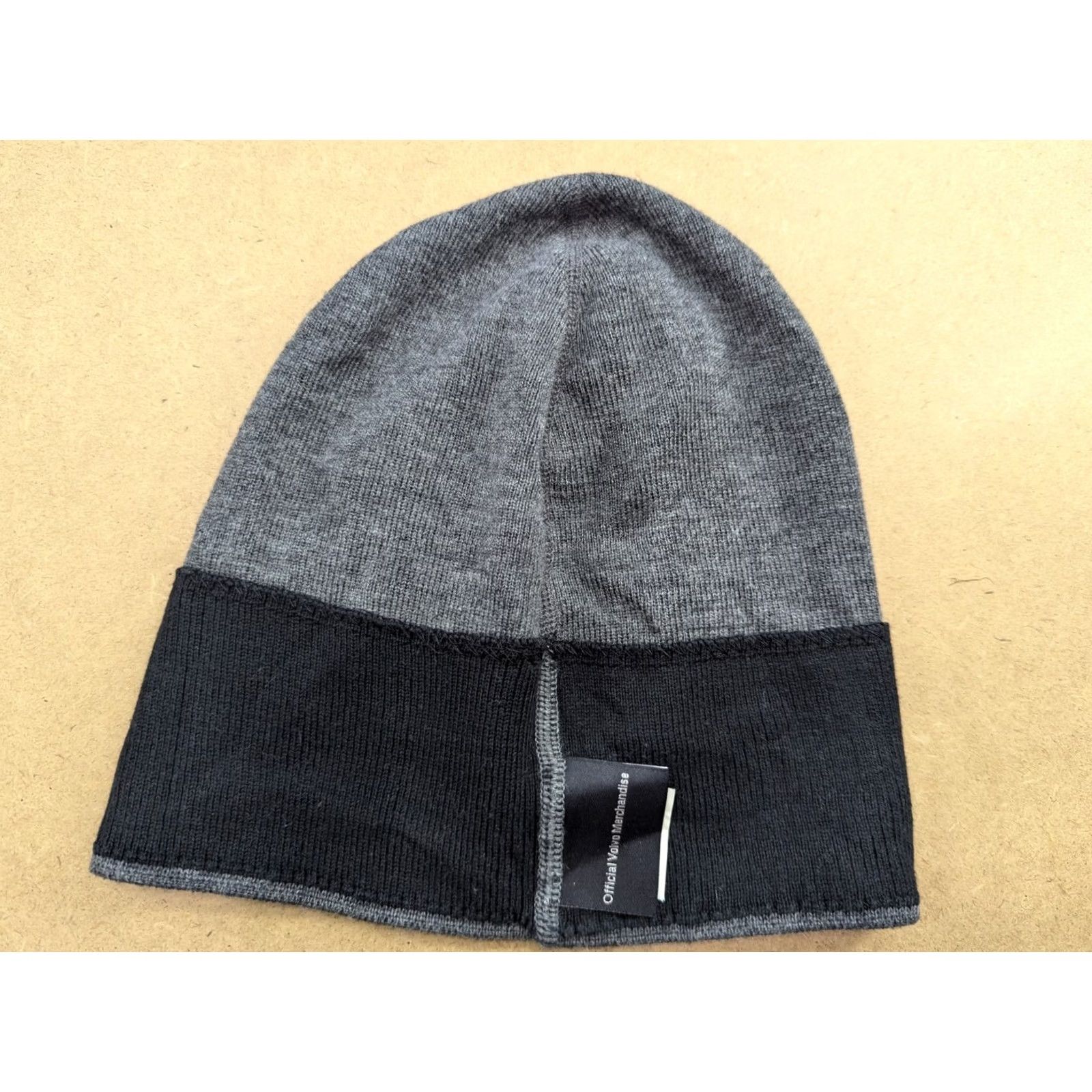 Vintage Volvo Total Performance Beanie Hat One Size Official Merchandise Gray Lined Wool Unisex Adults Mens Womens Size ONE SIZE - 3 Thumbnail