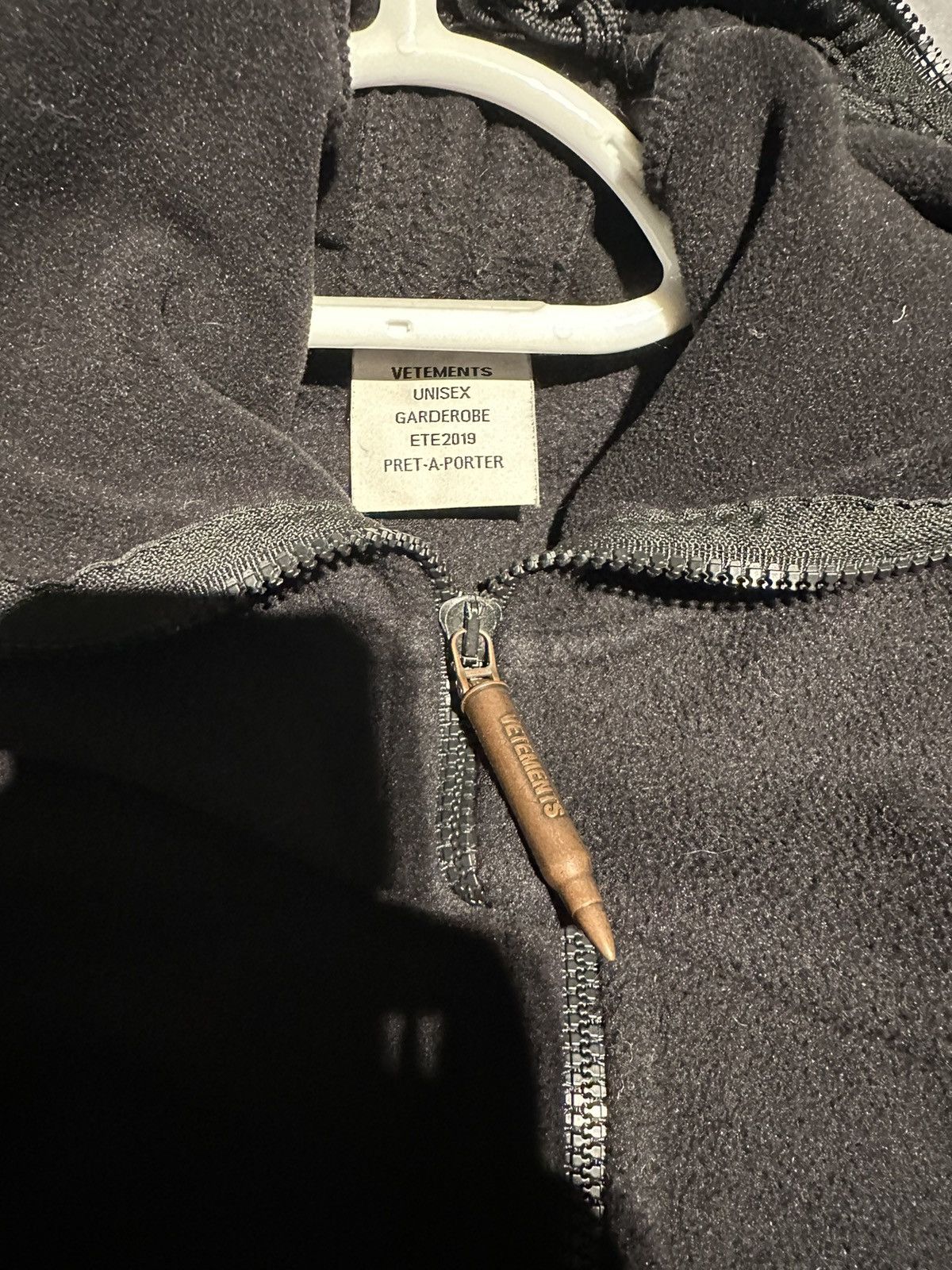Vetements Vetements ss19 Gimp Mask fleece bullet zip hoodie Size US M / EU 48-50 / 2 - 4 Thumbnail