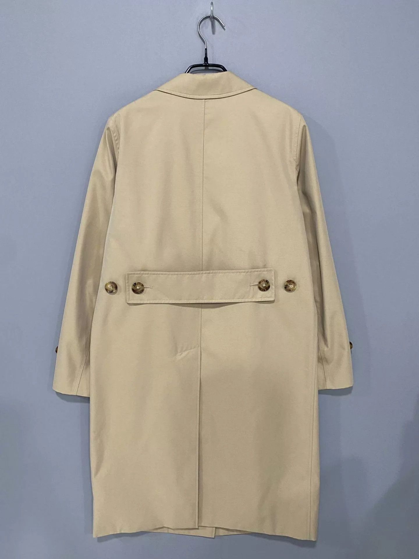 Burberry Burberry khaki check lapel women's UK2 trench coat Size XXS / US 00 / IT 34 - 3 Thumbnail