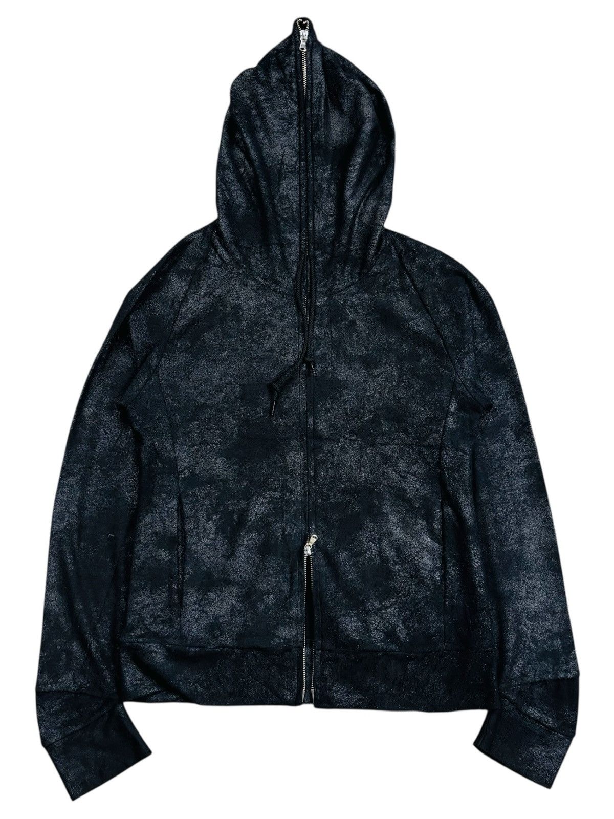 Tornado Mart 2000s Tornado Mart - GIMP Waxed Zip Hoodie Size US M / EU 48-50 / 2 - 1 Thumbnail