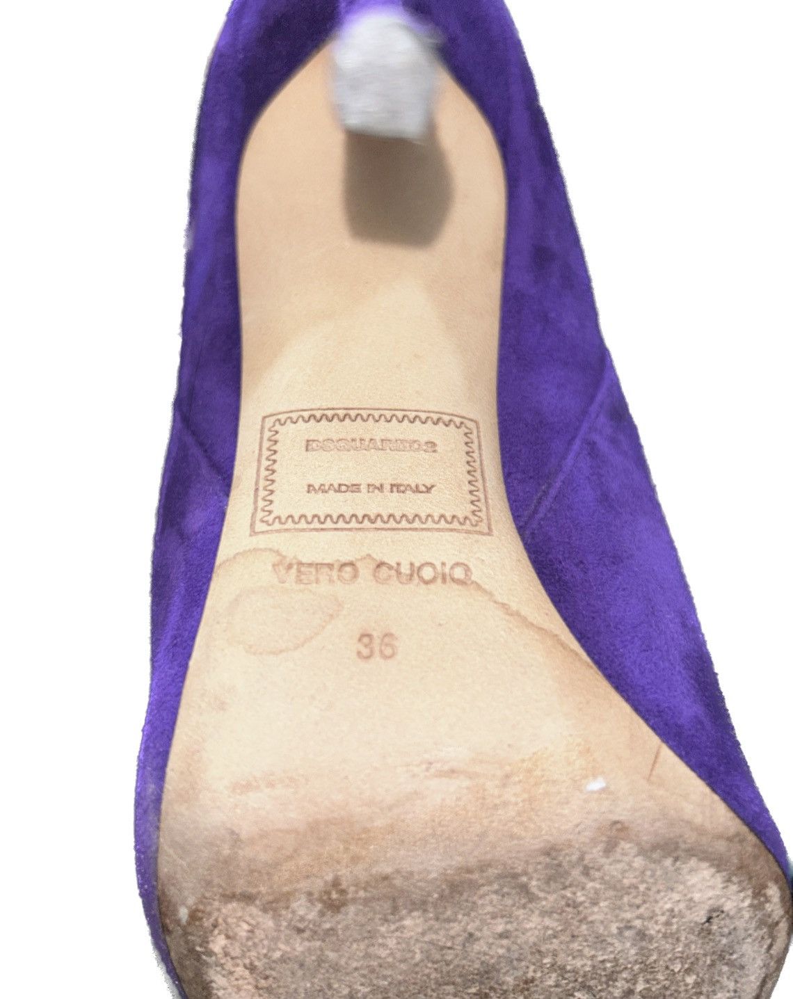 Dsquared2 Dsquared2 purple suede and crystal Size US 6 / IT 36 - 9 Thumbnail