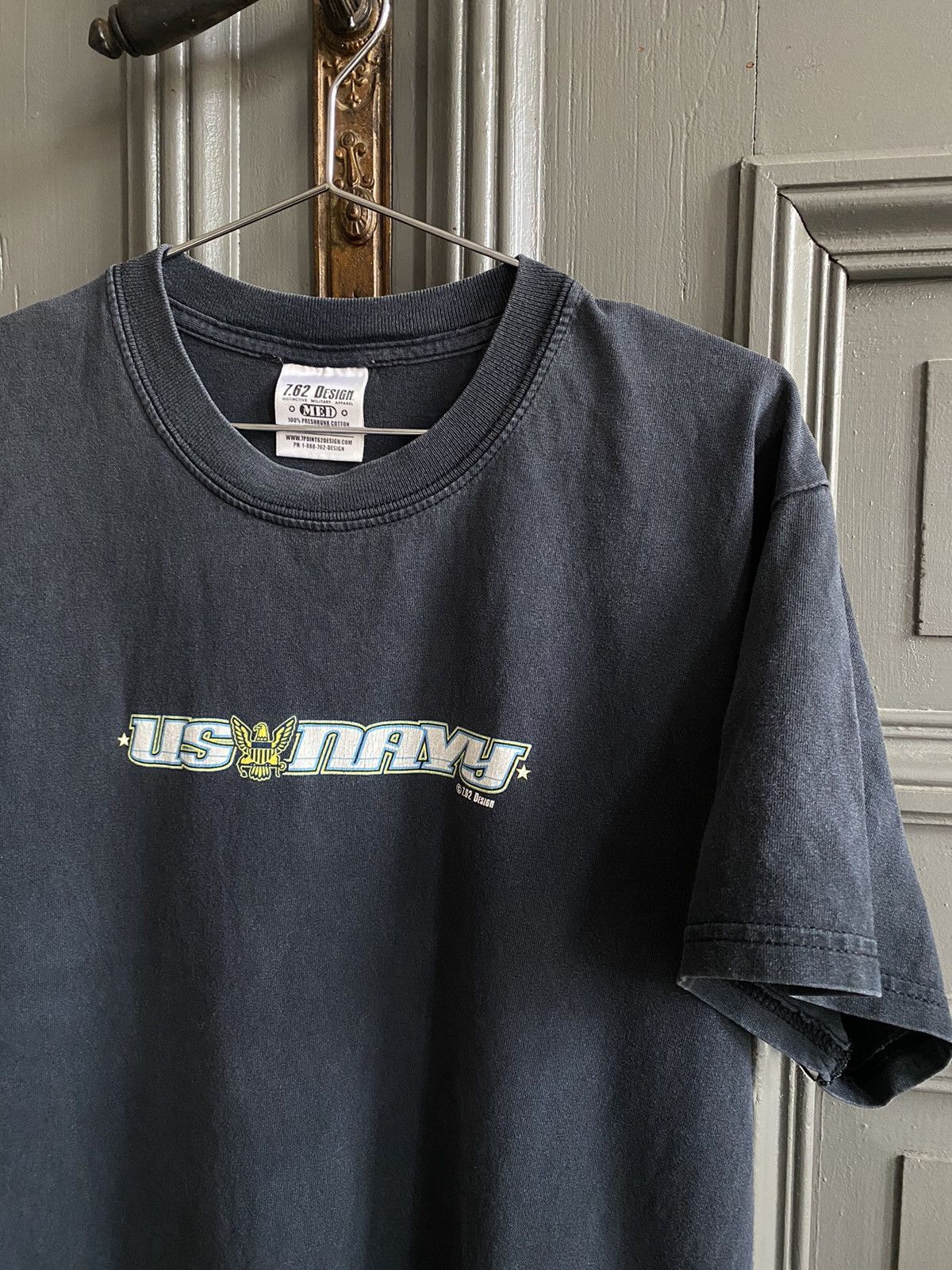 Vintage 7.62 Design Us.Navy Vintage Army T-Shirt. Size US L / EU 52-54 / 3 - 5 Thumbnail
