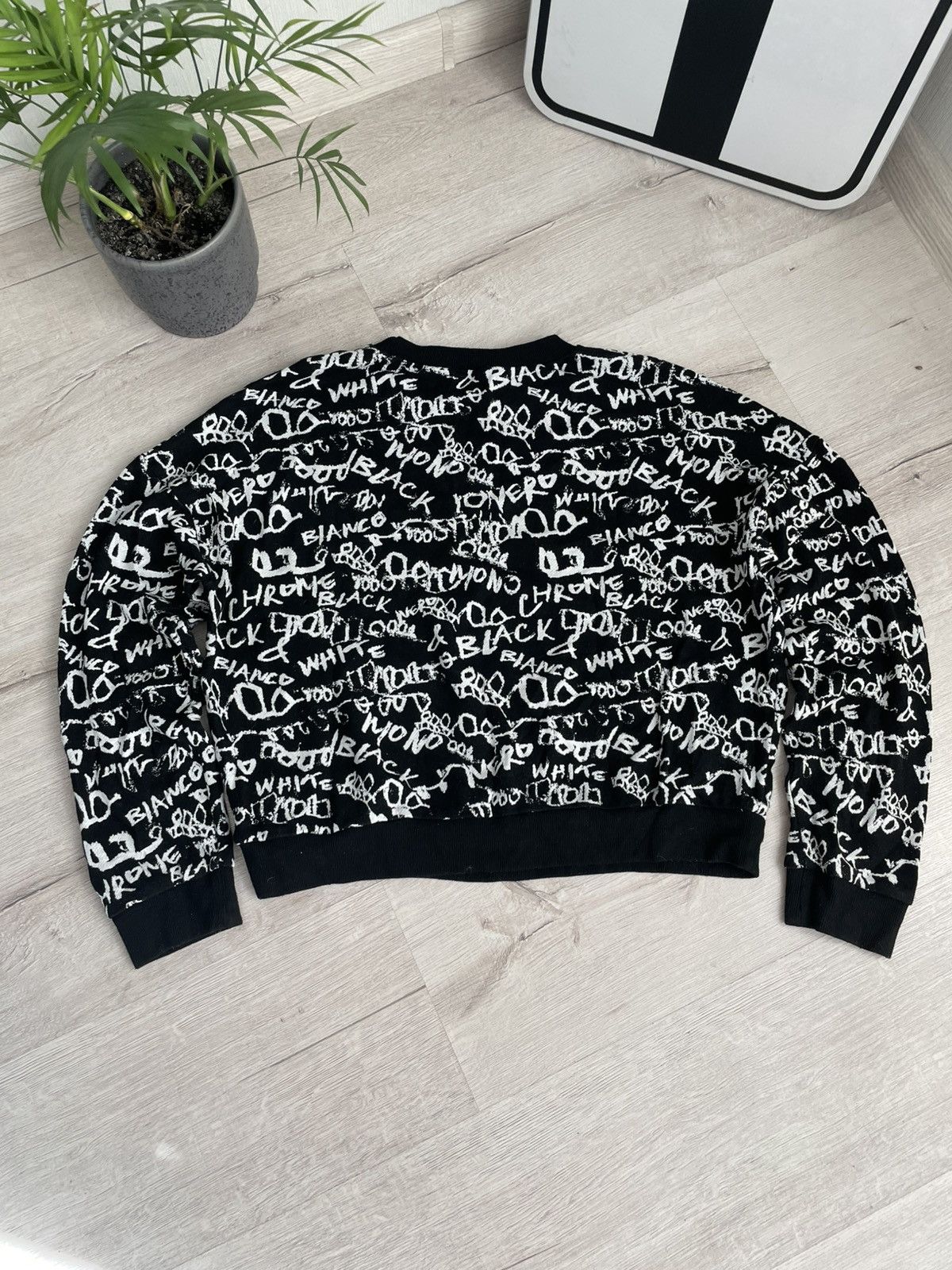 Max Mara × Weekend Max Mara Rare Over Print Weekend Max Mara Crop Top Sweatshirt Size S / US 4 / IT 40 - 8 Thumbnail