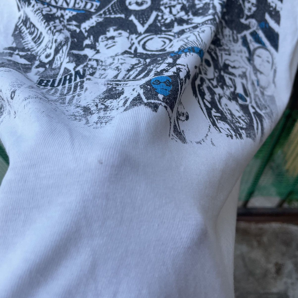 Band Tees × Volcom 🔥Volcom Art Work Of Punk Design Collab Distress Tee Size US M / EU 48-50 / 2 - 7 Thumbnail