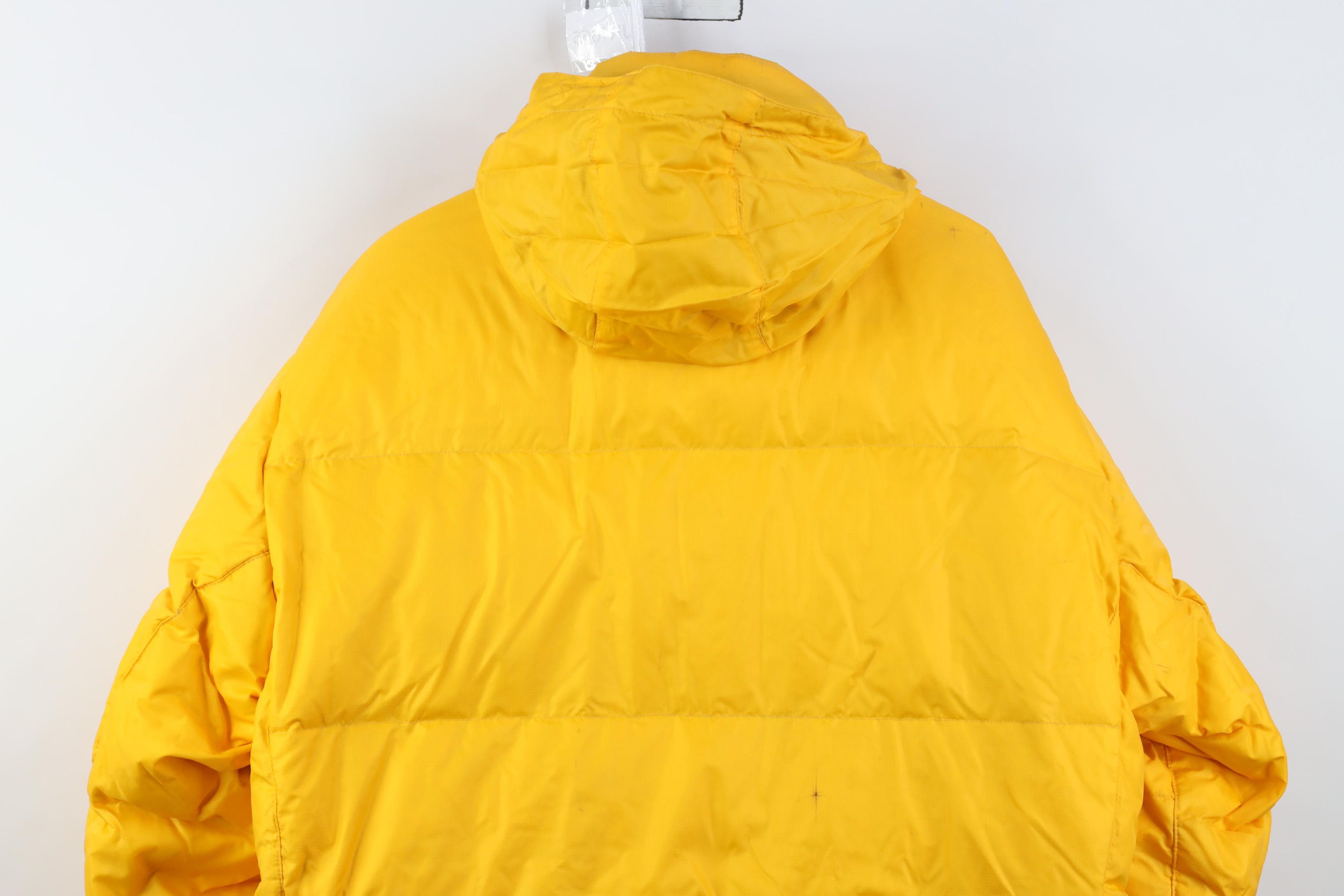 Gap Vintage Y2K 2002 Gap Insulated Puffer Jacket Yellow Hooded Size US M / EU 48-50 / 2 - 21 Thumbnail