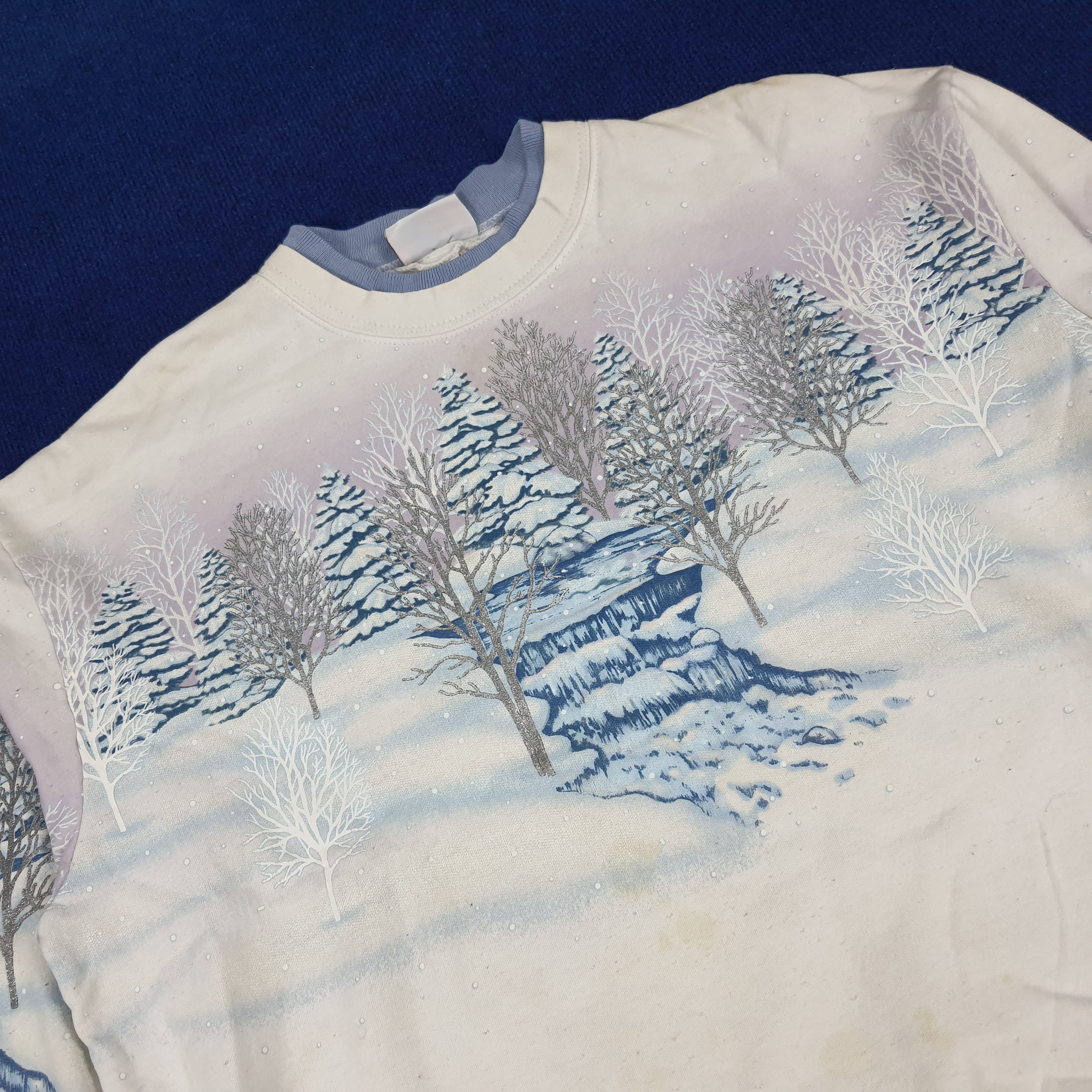 Vintage Vintage Morning Sun Art Winter Session Sweatshirts Size US XL / EU 56 / 4 - 2 Thumbnail