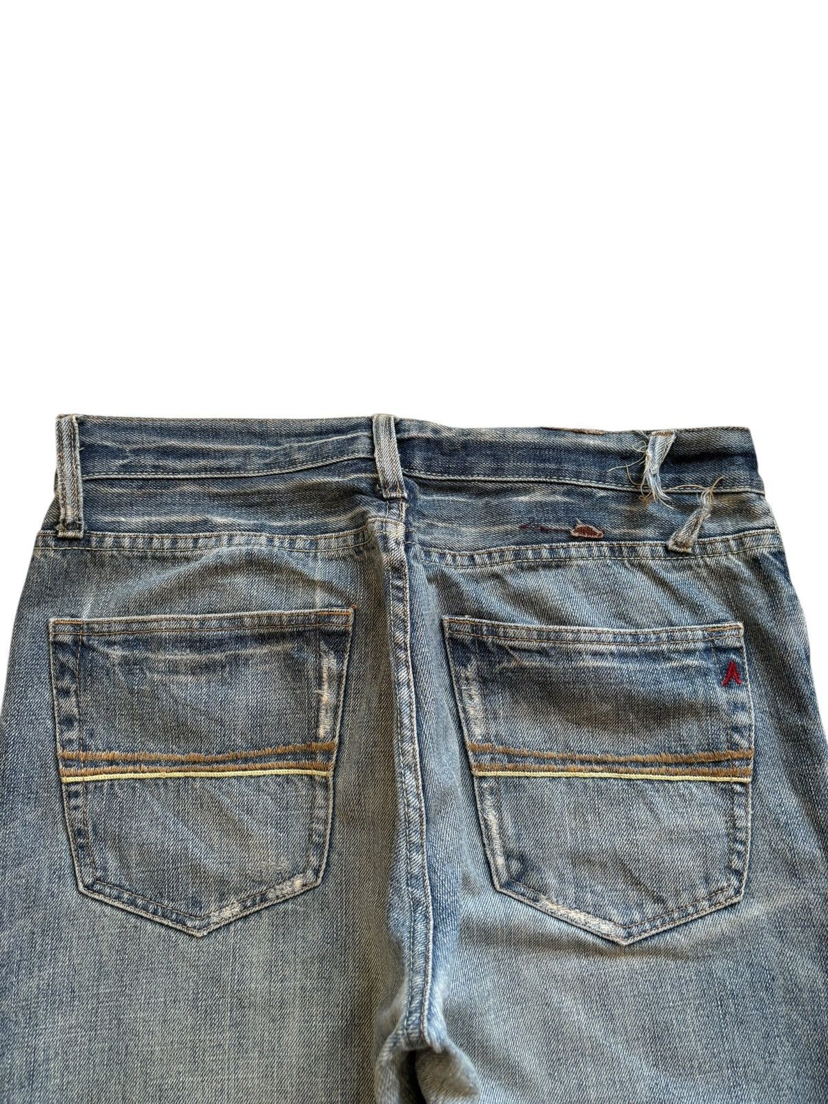 Japanese Brand SALES🔥Vintage Japanese Brand Mud Wash Distressed Jeans Size US 32 / EU 48 - 8 Thumbnail