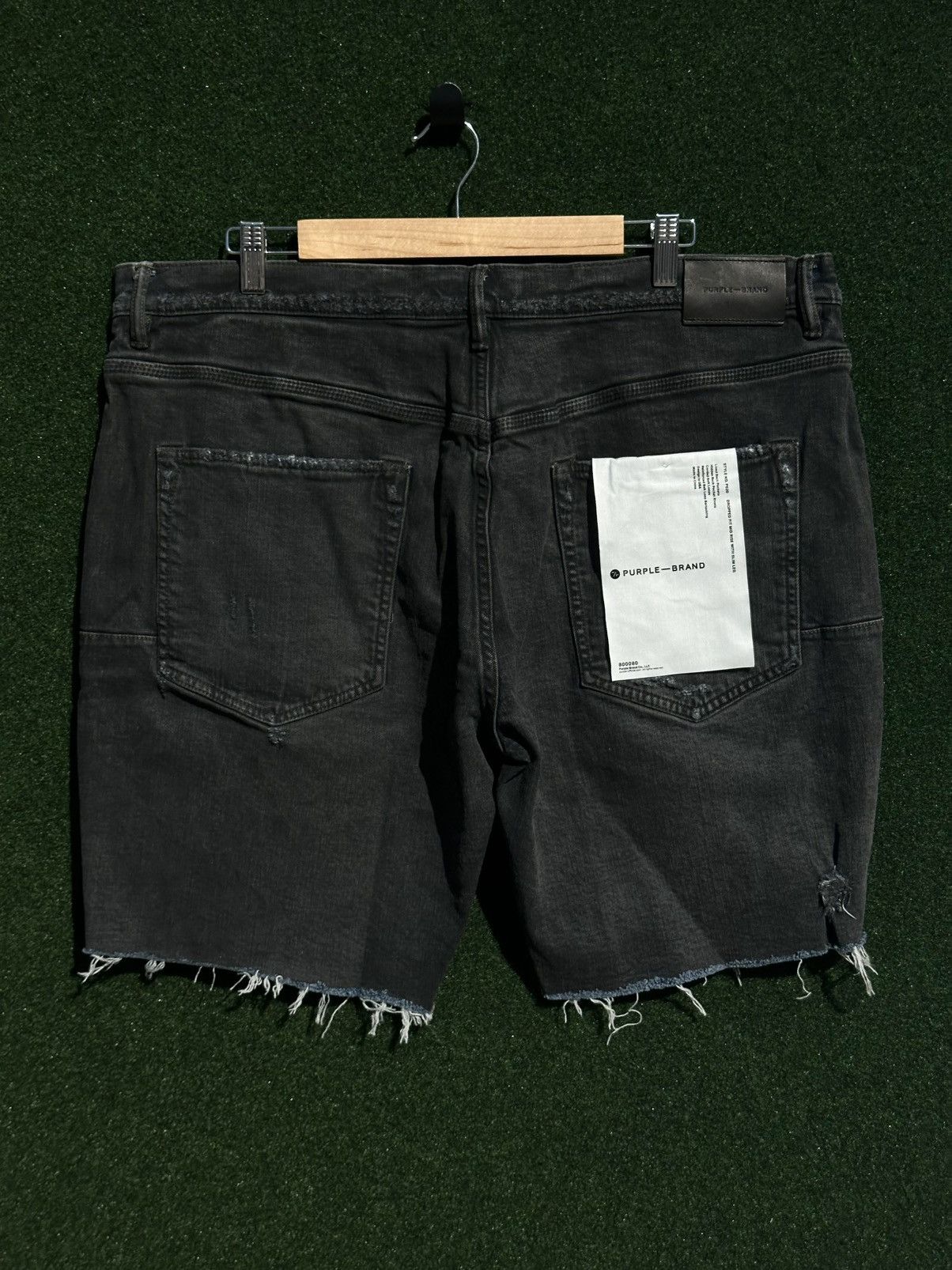 Purple Brand Purple Brand Black Shorts P020 Size US 38 / EU 54 - 2 Thumbnail