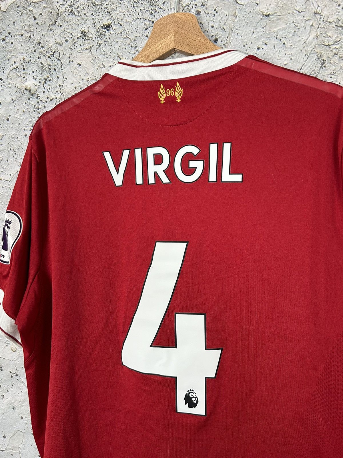 New Balance Liverpool FC Virgil Van Dijk Football Soccer Jersey Hype Size US L / EU 52-54 / 3 - 4 Thumbnail