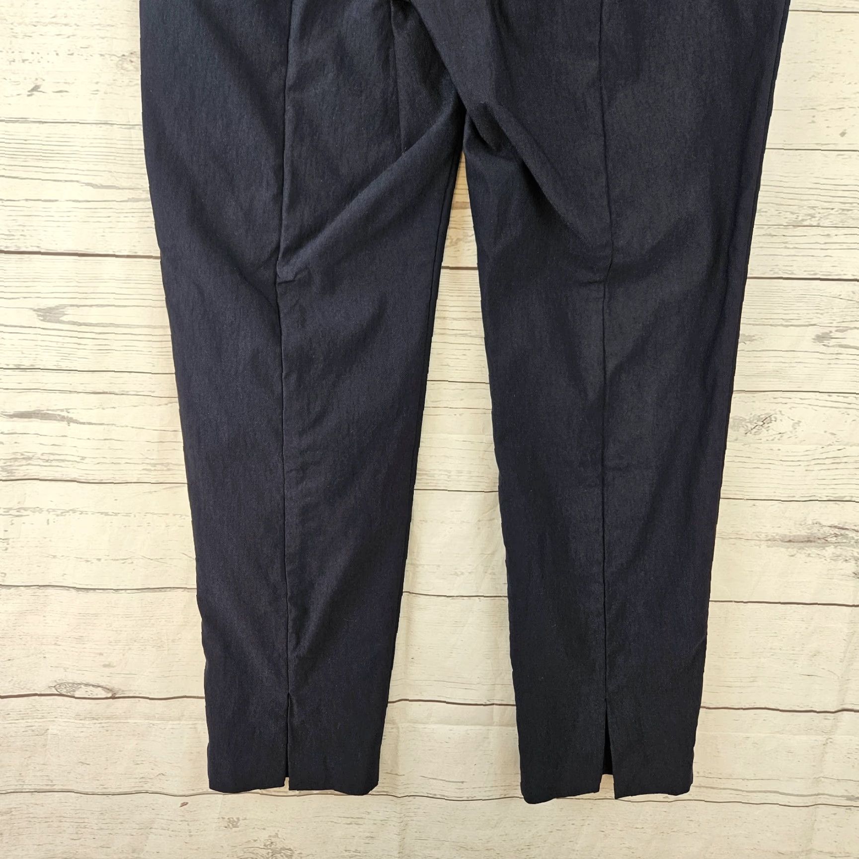 Vintage Chico's Womens Cropped Pants Sz 8 Blue Pull On High Rise Rayon Blend Shirt Size 30" / US 8 / IT 44 - 5 Thumbnail