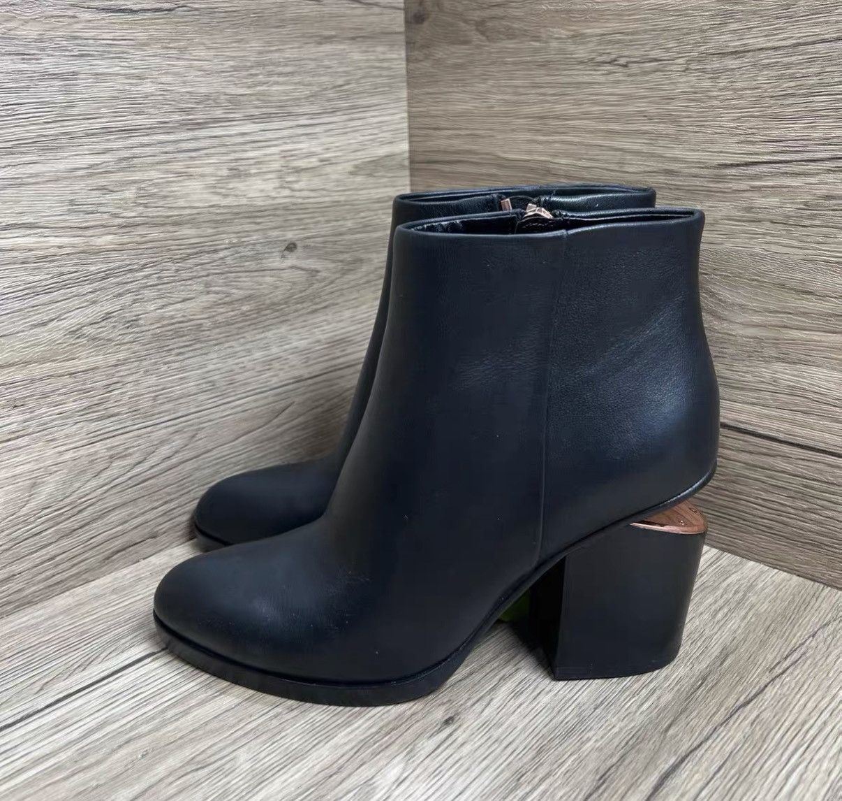 Alexander Wang Alexander Wang Broken Heel Ankle Boots J41 Size US 5.5 / IT 35.5 - 1 Thumbnail