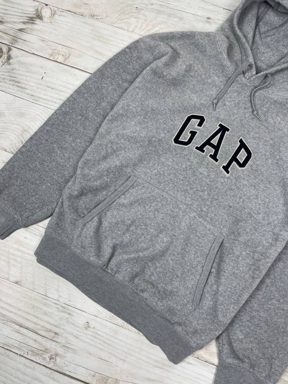 Gap Vintage GAP Fleece Hoodie 90s Big Logo Y2K Size US XL / EU 56 / 4 - 2 Thumbnail